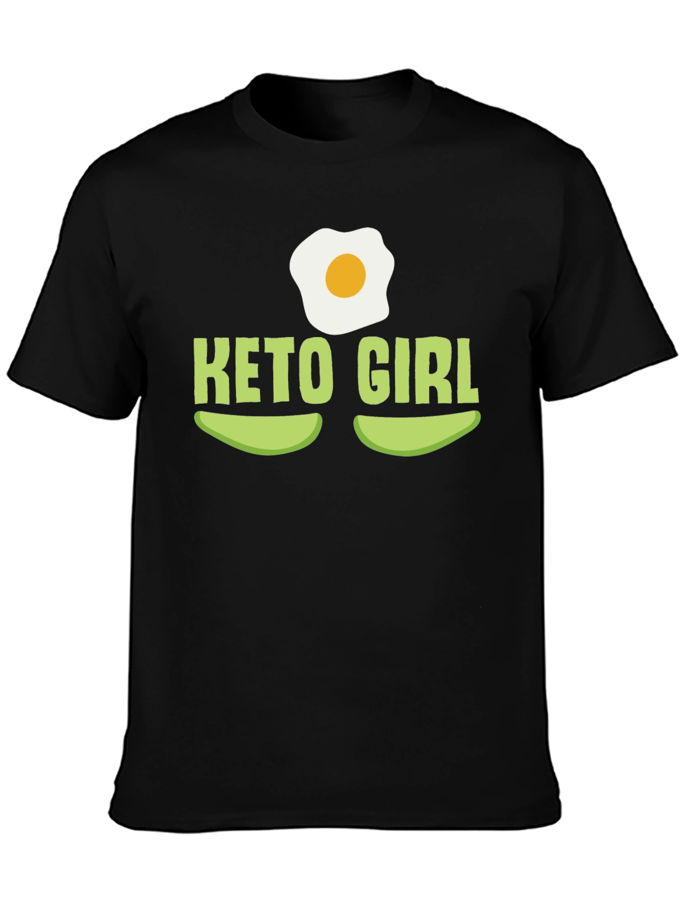 Keto Girl T-Shirt - Avocado & Egg Design
