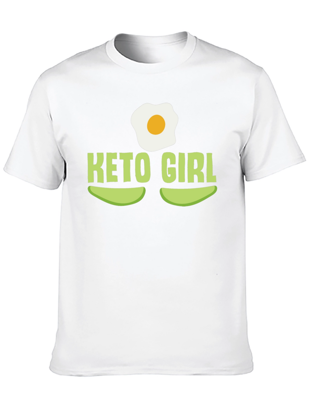 Keto Girl T-Shirt - Avocado & Egg Design