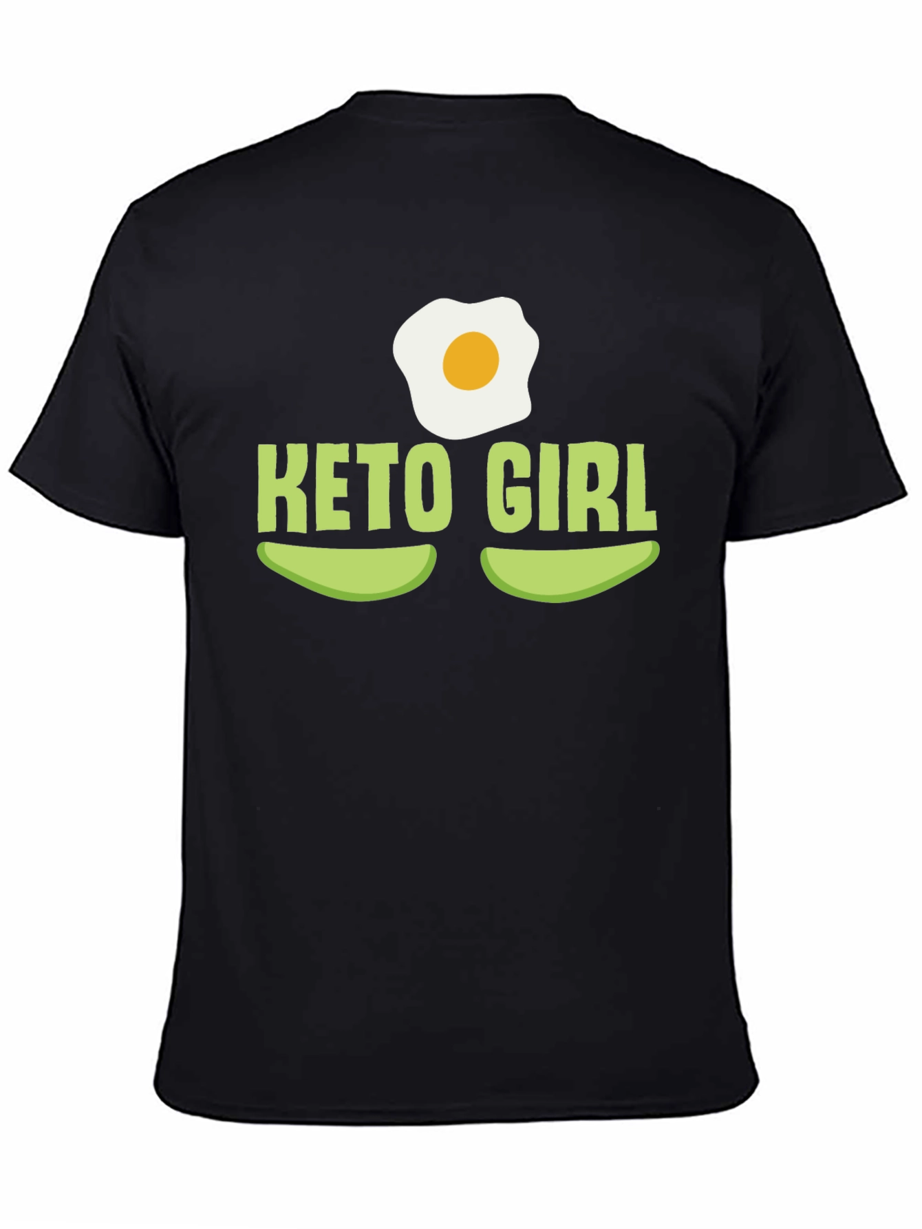Keto Girl T-Shirt - Avocado & Egg Design