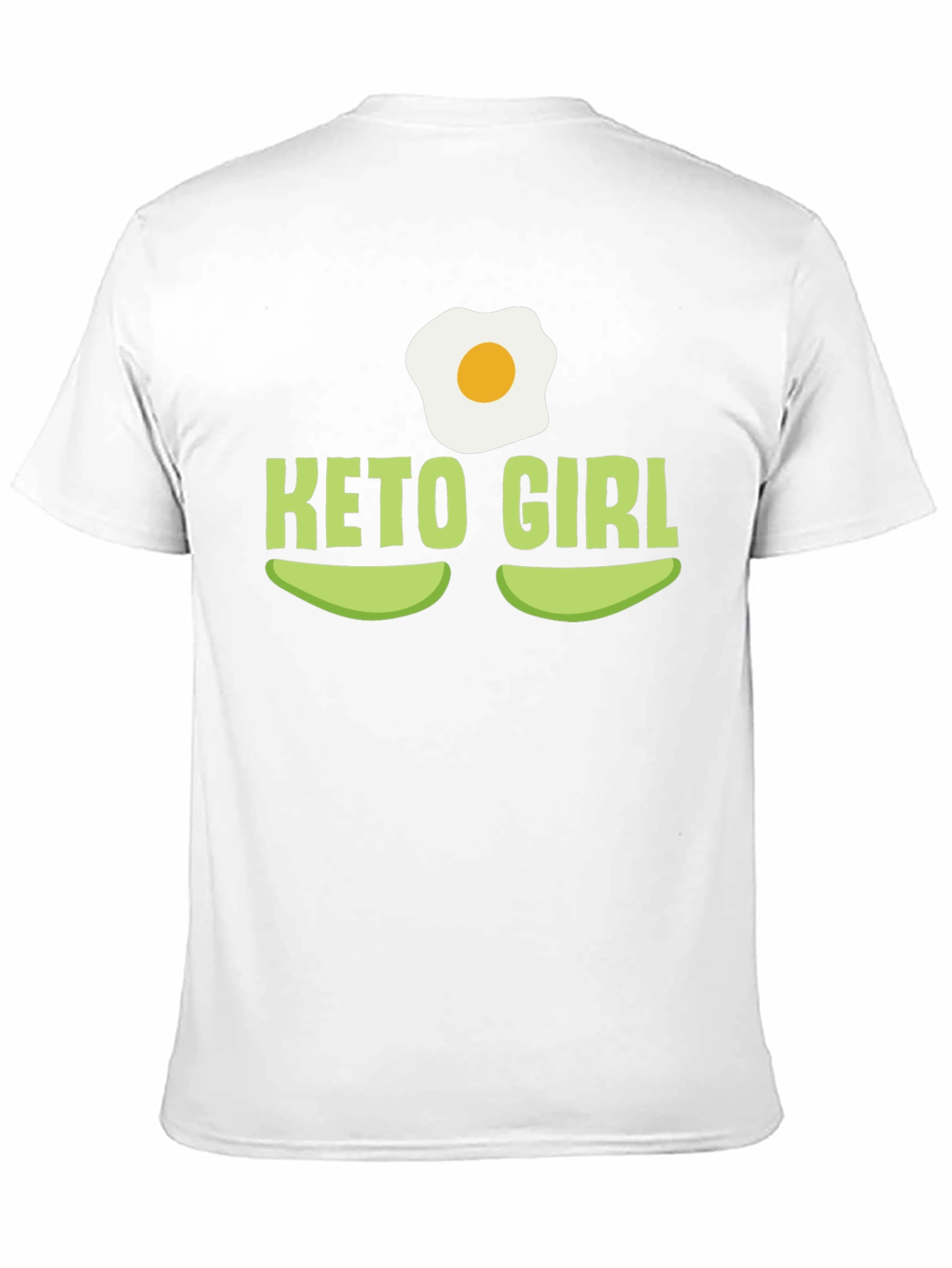 Keto Girl T-Shirt - Avocado & Egg Design