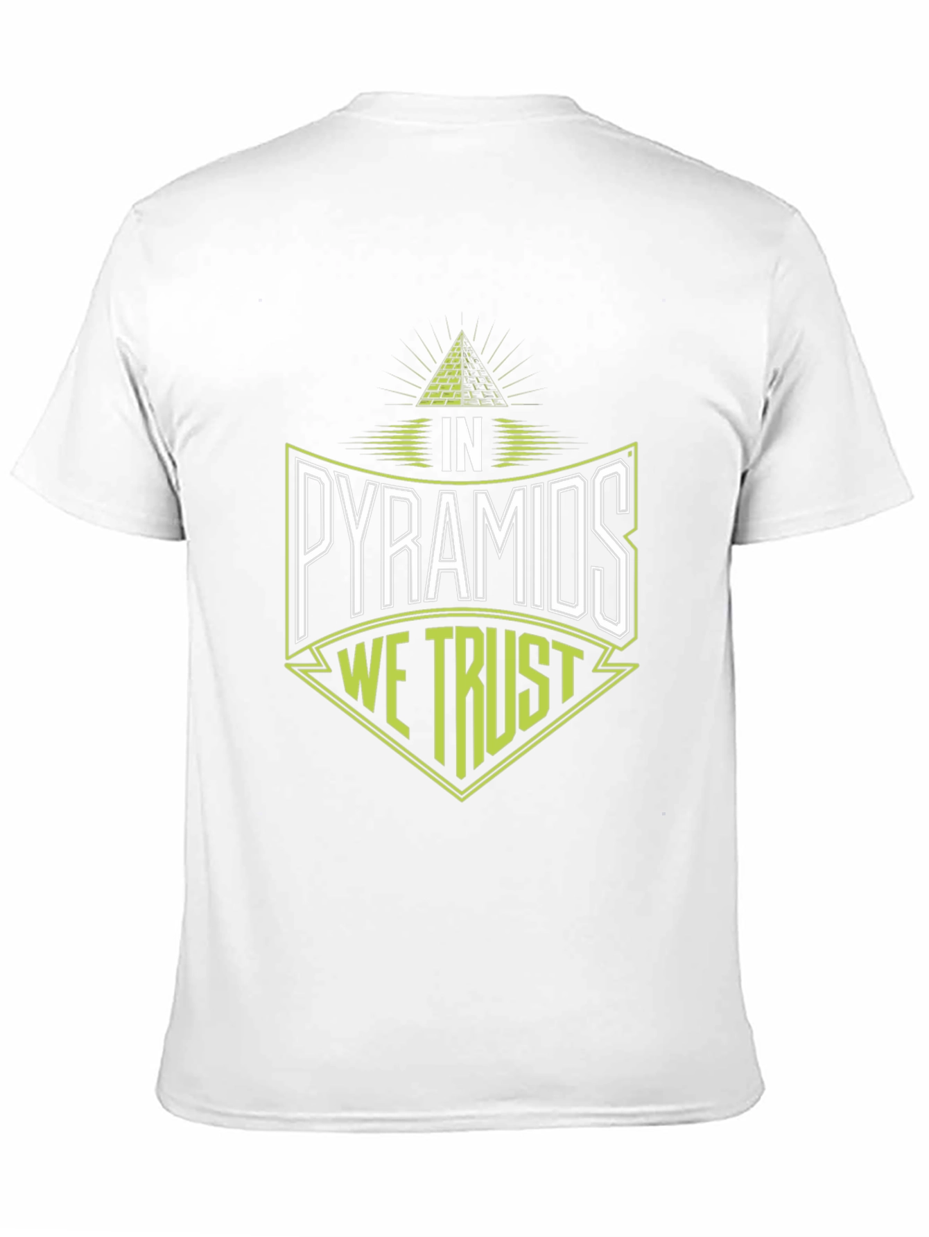 In Pyramids We Trust Graphic Tee
