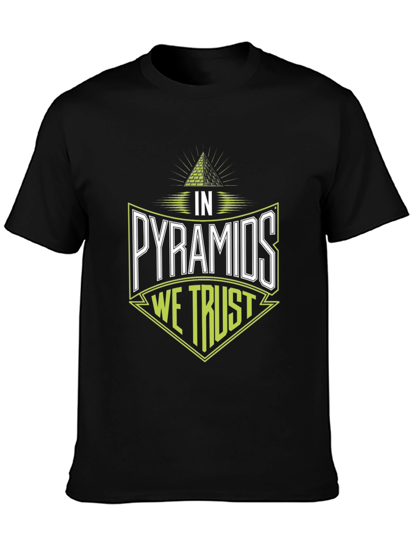 In Pyramids We Trust Graphic Tee