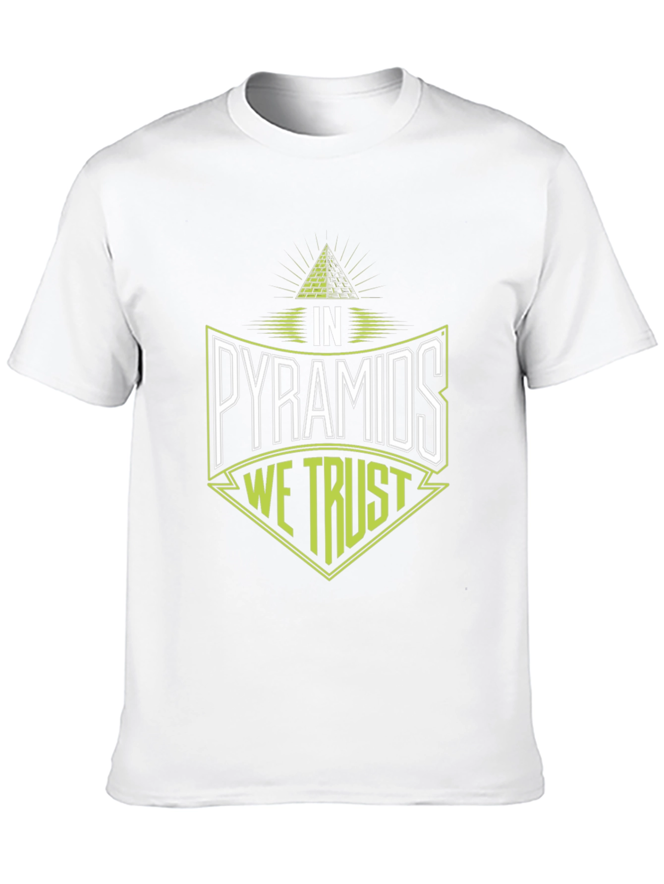 In Pyramids We Trust Graphic Tee