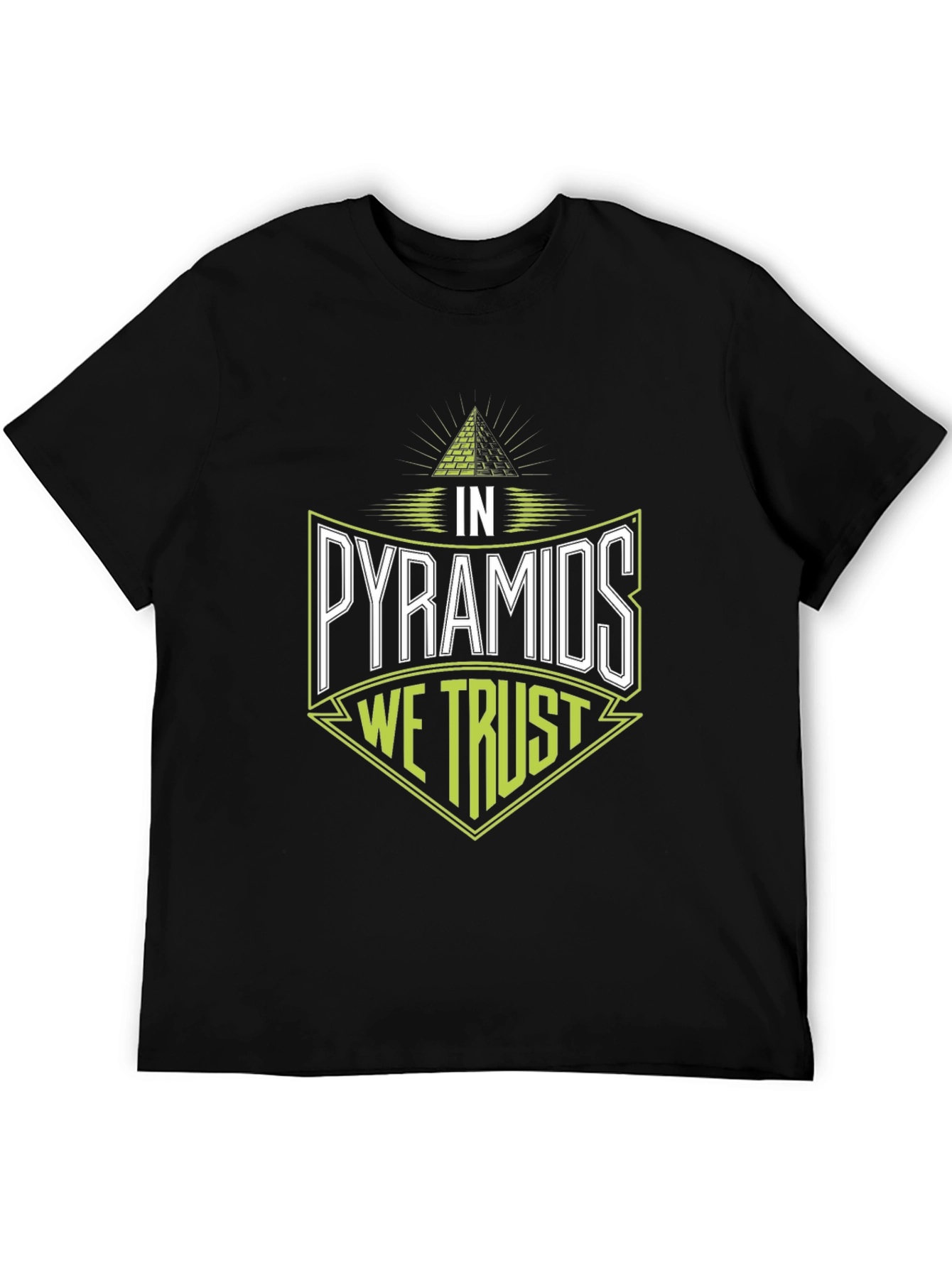 In Pyramids We Trust Graphic Tee