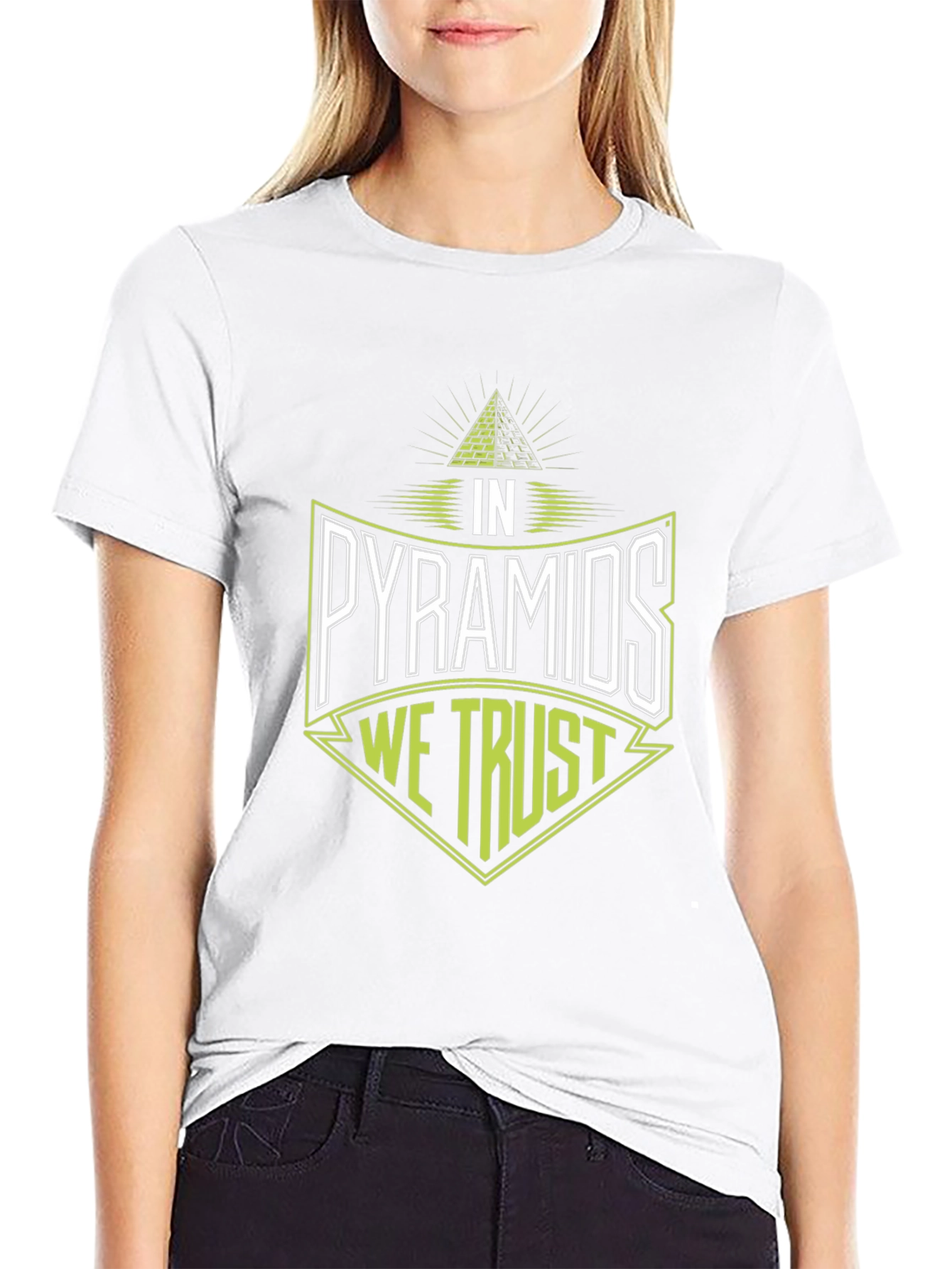 In Pyramids We Trust Graphic Tee