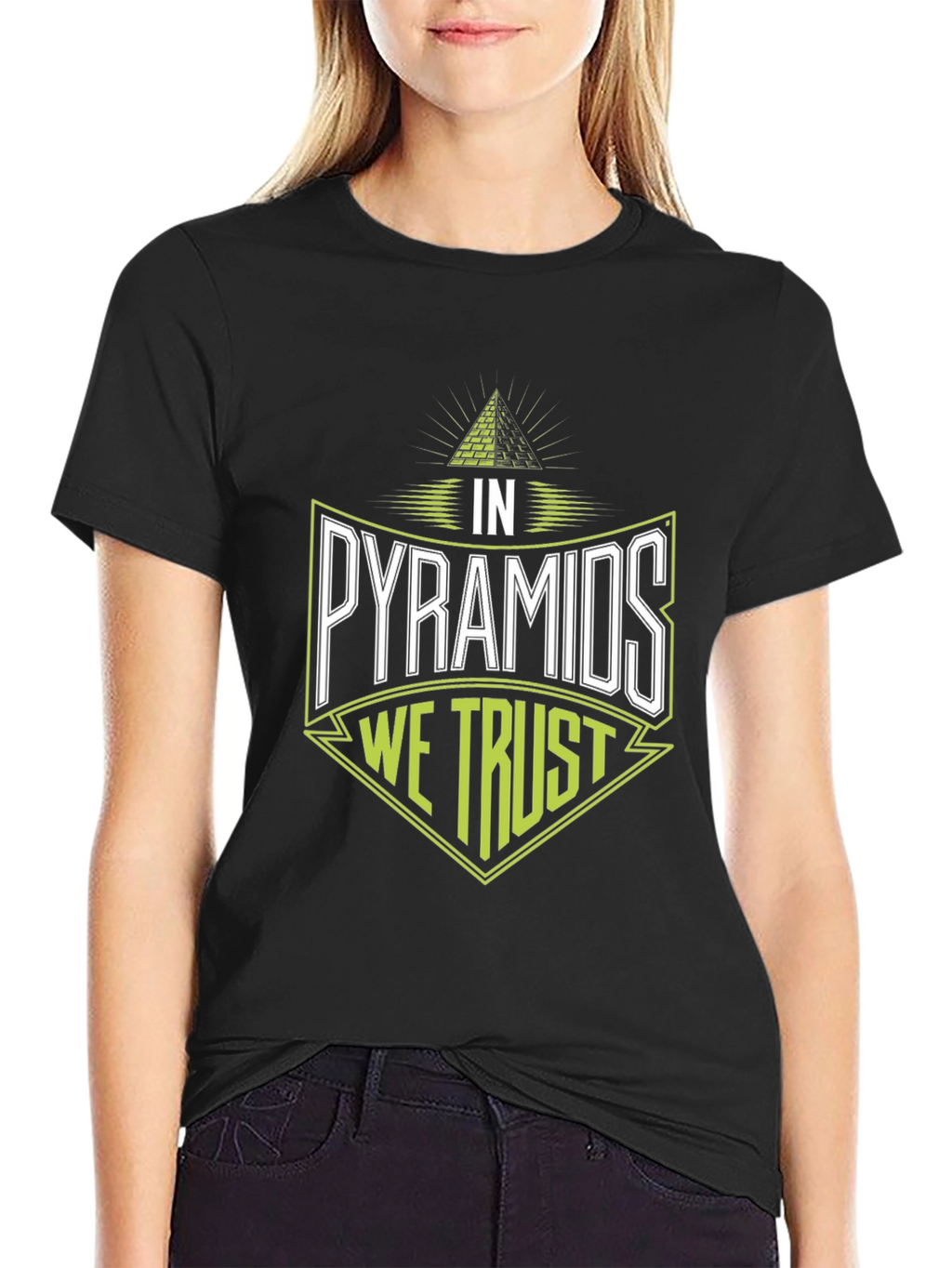 In Pyramids We Trust Graphic Tee