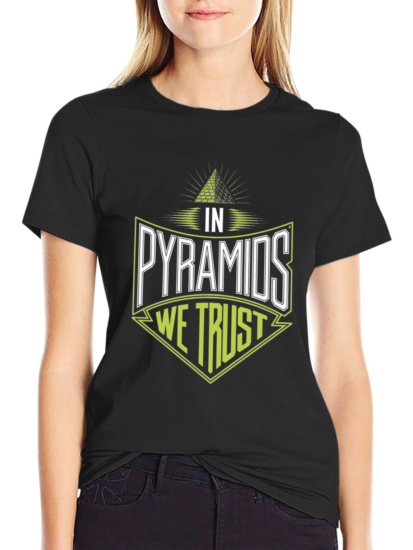 In Pyramids We Trust Graphic Tee