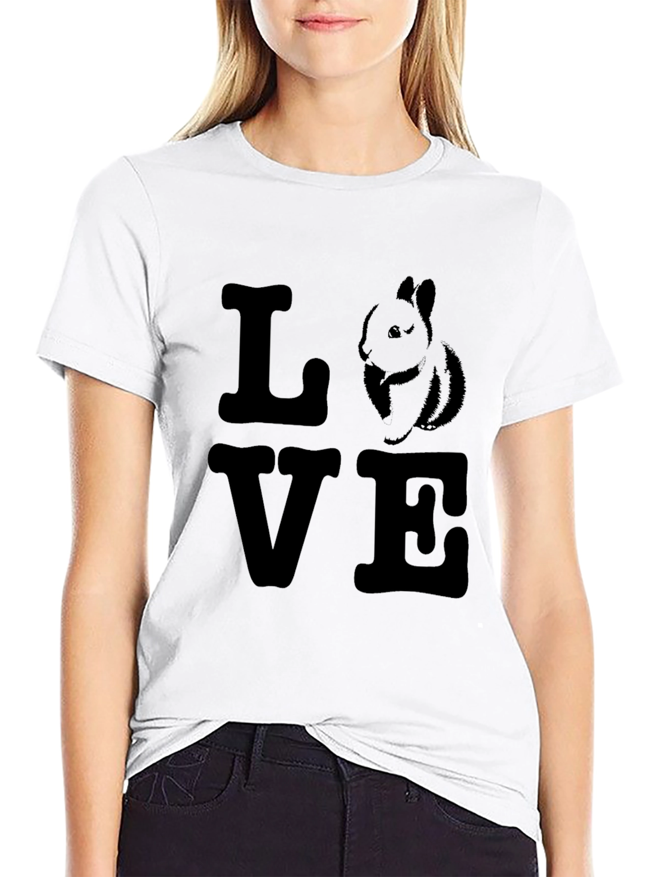 Love Bunny T-Shirt - Cute Rabbit Graphic Tee