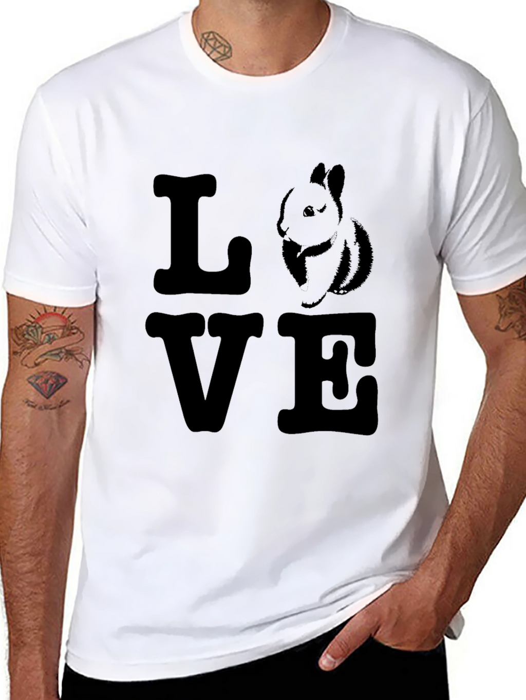 Love Bunny T-Shirt - Cute Rabbit Graphic Tee