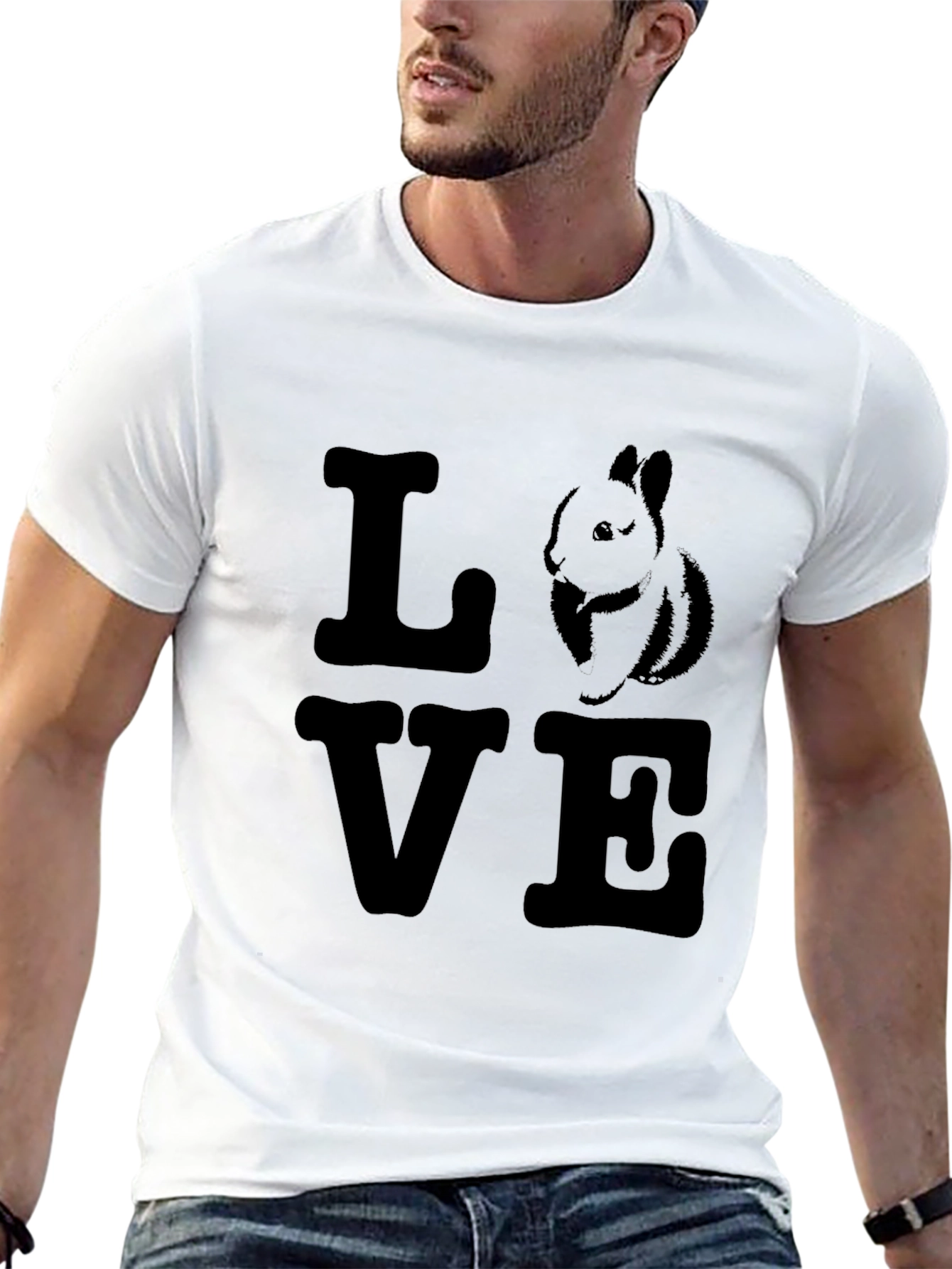 Love Bunny T-Shirt - Cute Rabbit Graphic Tee