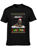 Merry Christmas Dog Breed Holiday T-Shirt