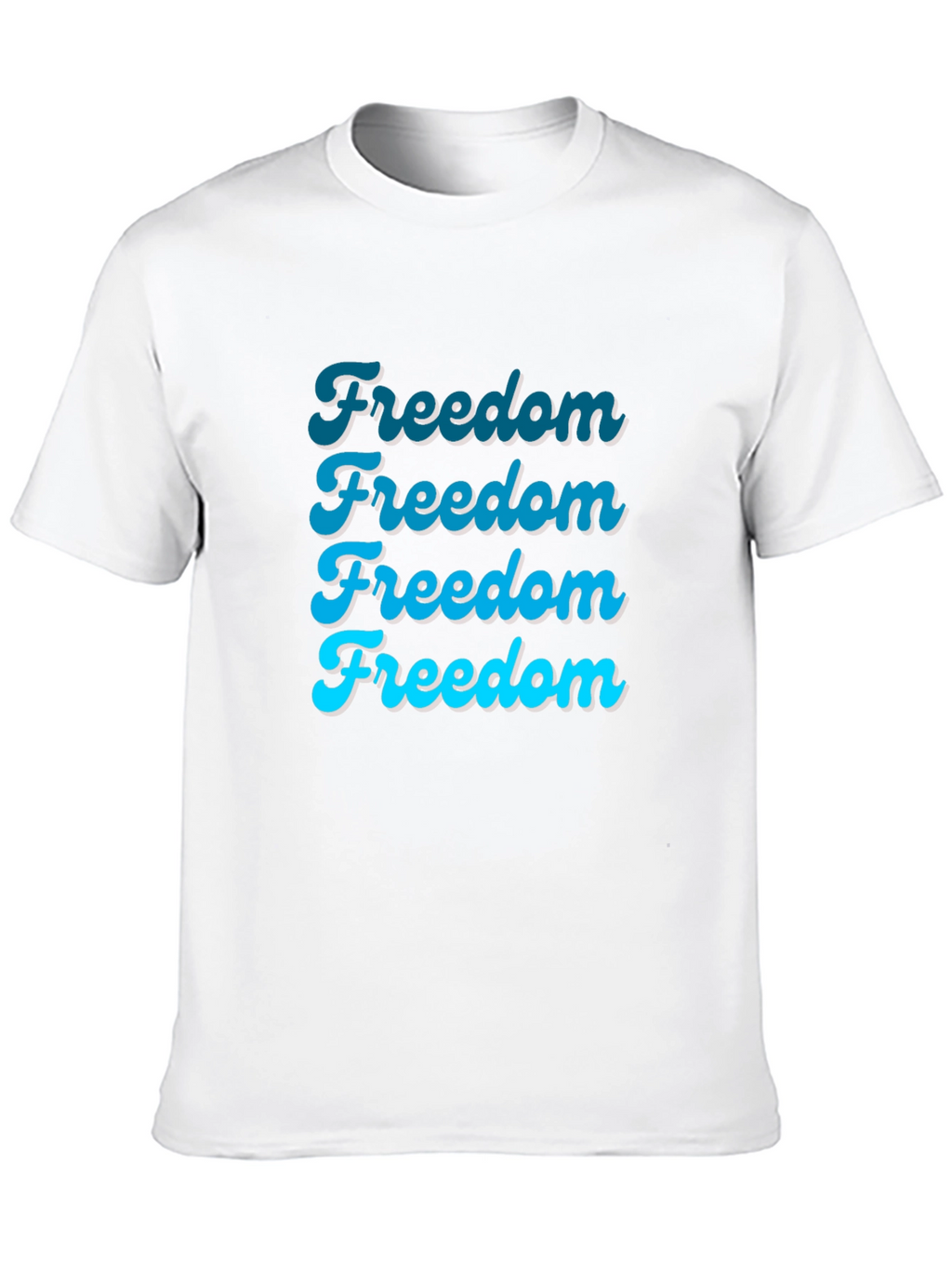 Freedom Tee: Stylish Black Graphic T-Shirt