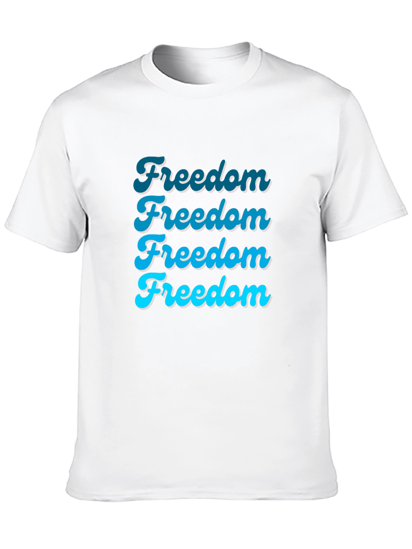 Freedom Tee: Stylish Black Graphic T-Shirt