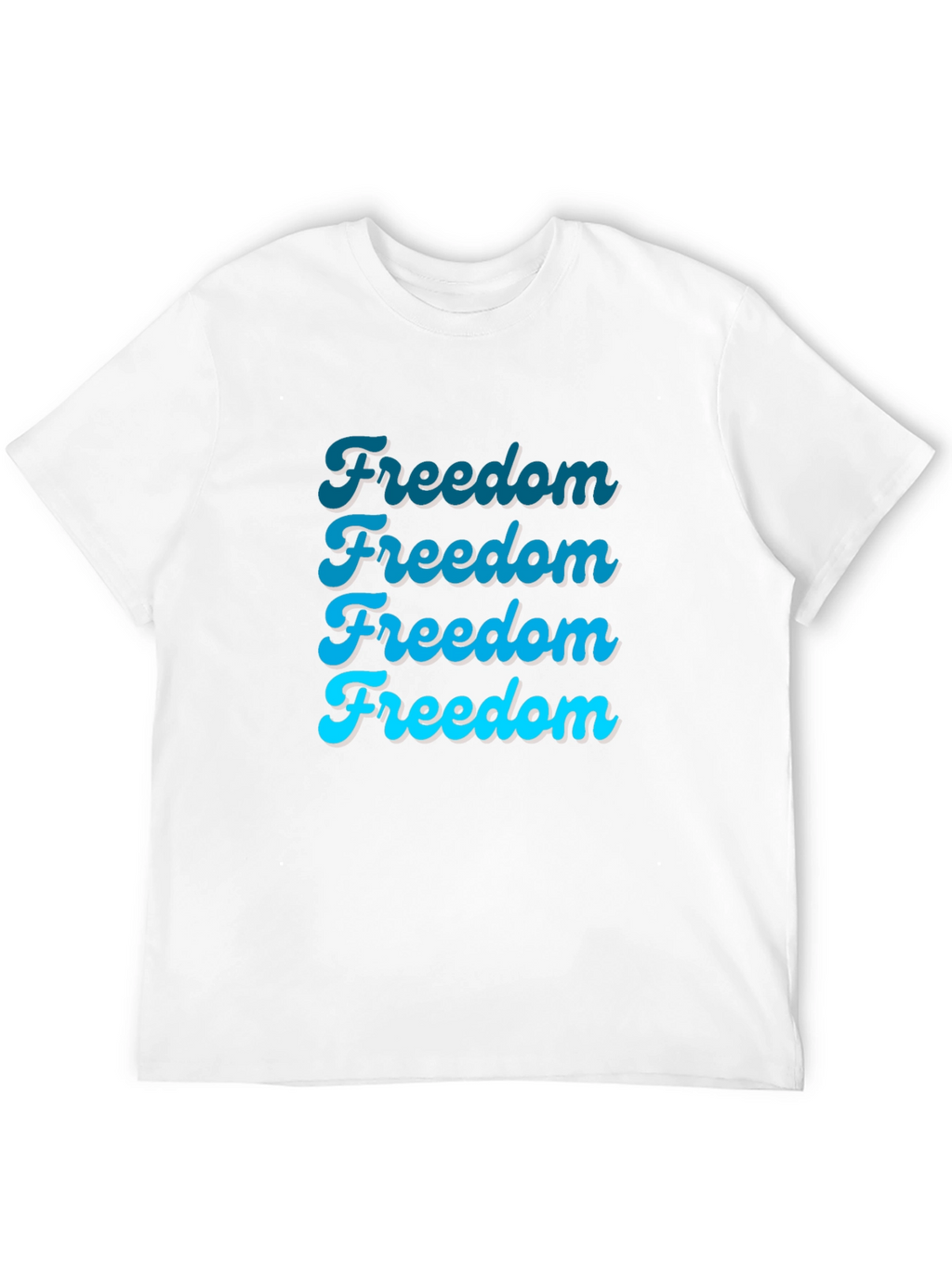 Freedom Tee: Stylish Black Graphic T-Shirt