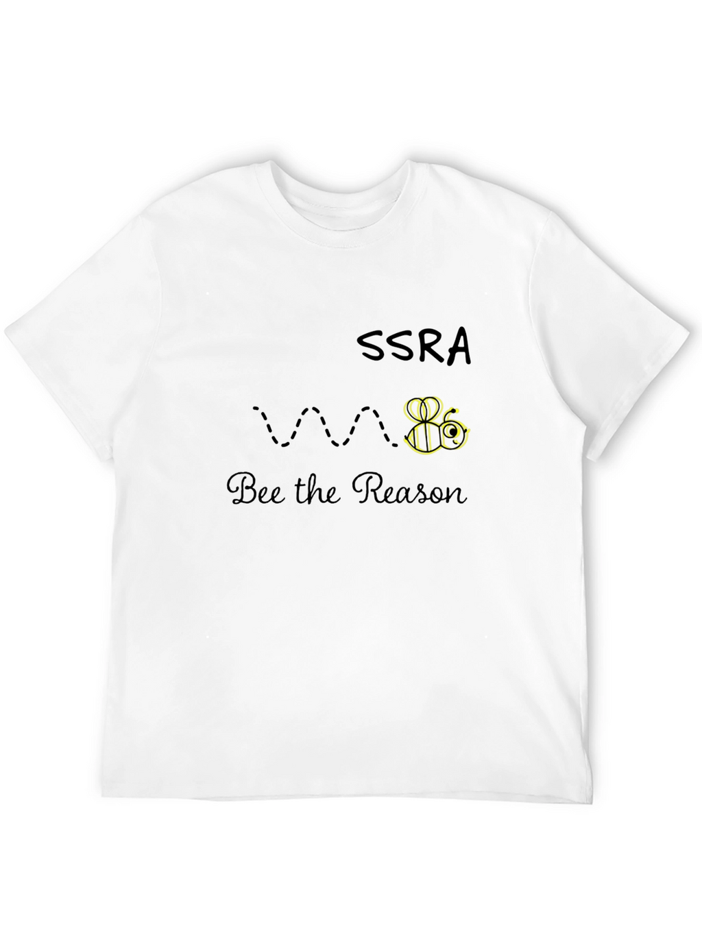 SSRA Bee the Reason Black Graphic Tee