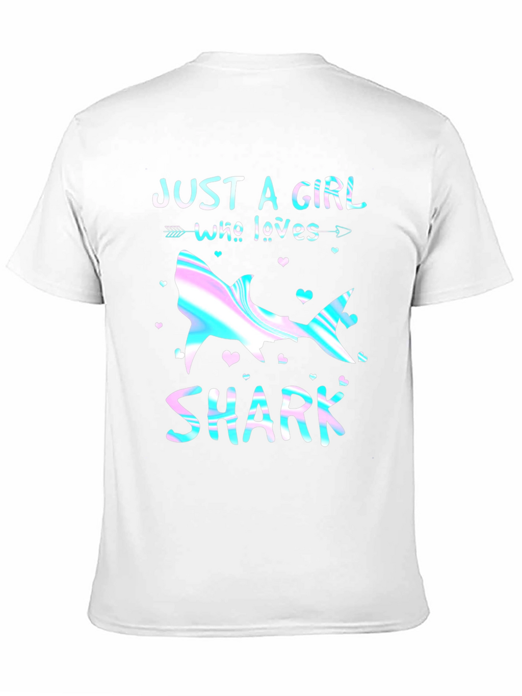 Just a Girl Who Loves Sharks Graphic Tee