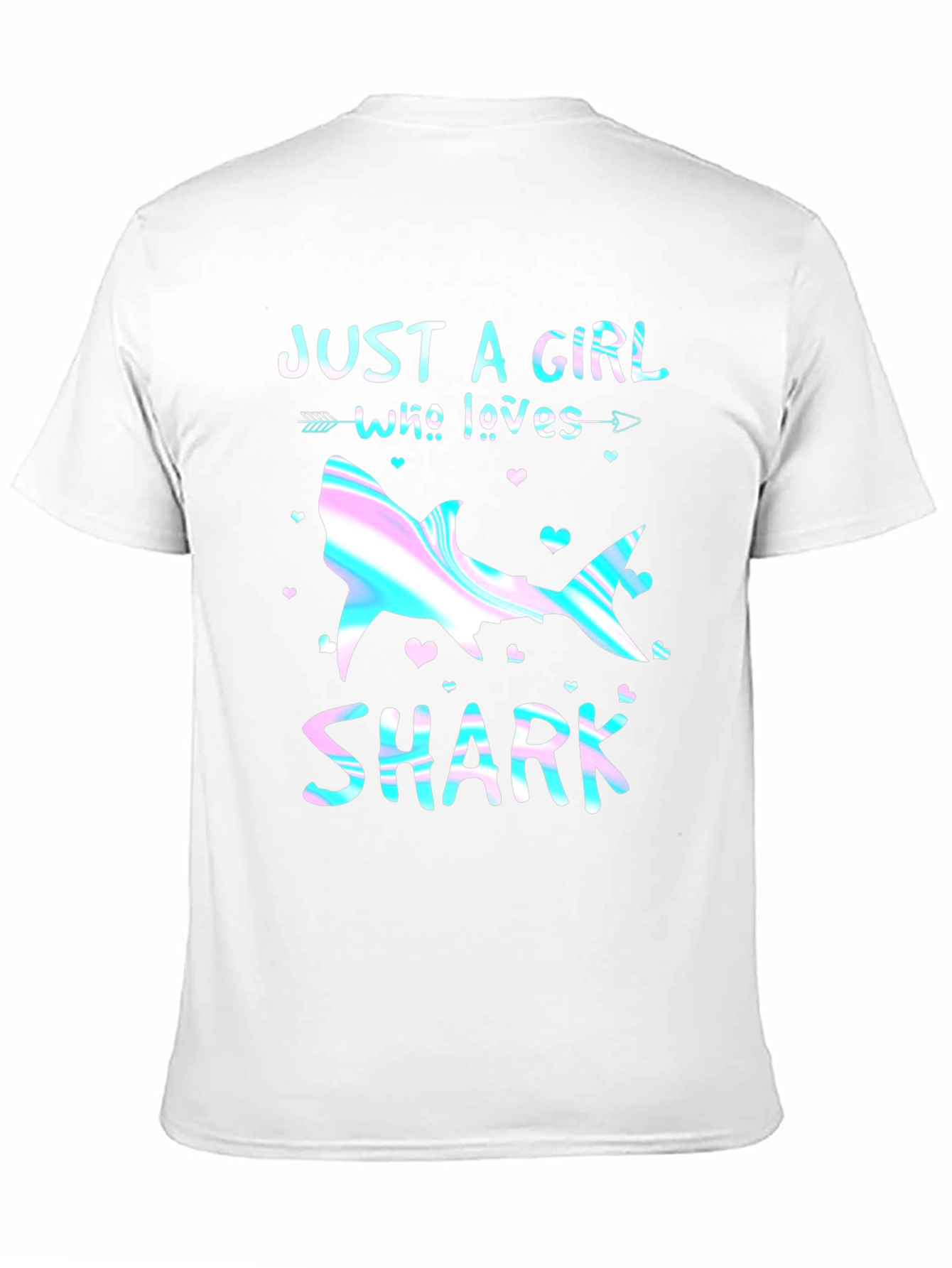 Just a Girl Who Loves Sharks Graphic Tee