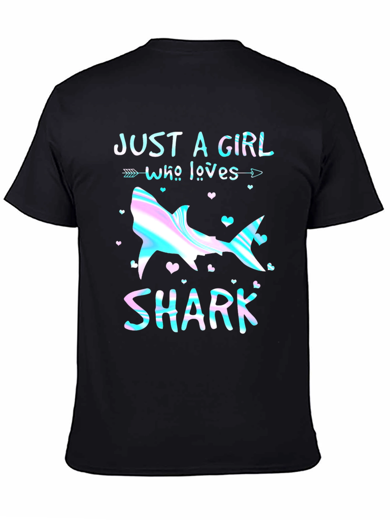 Just a Girl Who Loves Sharks Graphic Tee