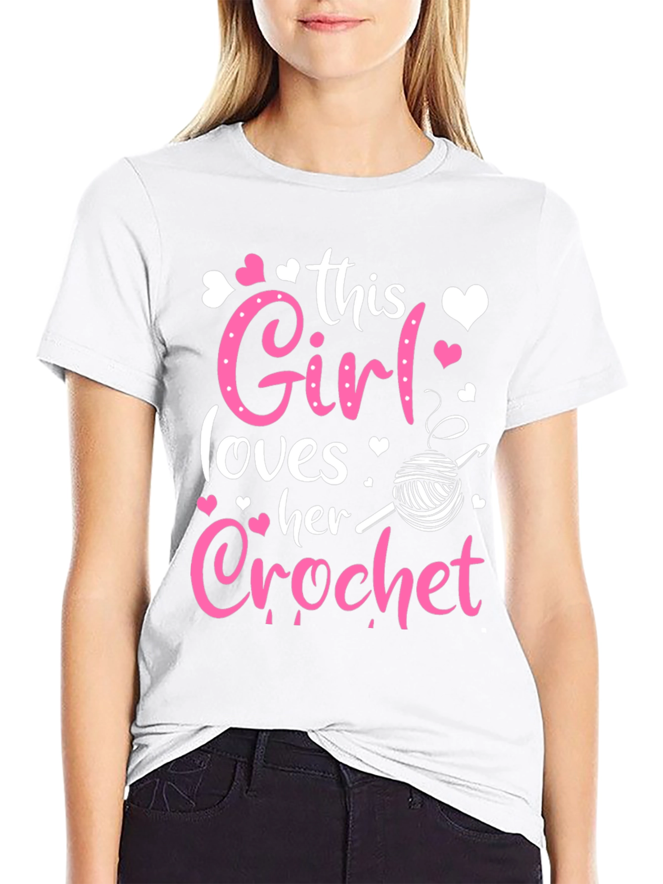 This Girl Loves Crochet T-Shirt