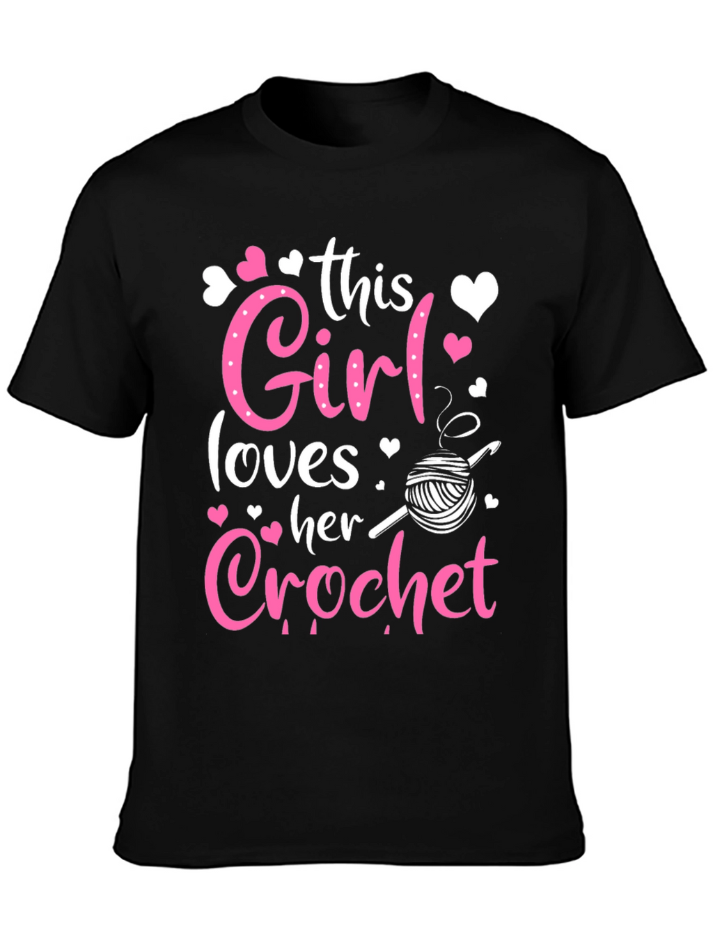 This Girl Loves Crochet T-Shirt