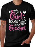 This Girl Loves Crochet T-Shirt