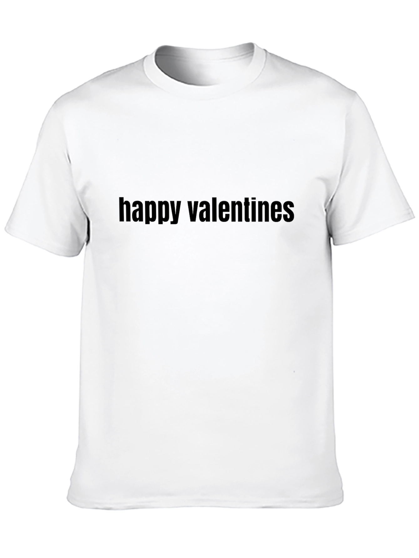 Happy Valentines T-Shirt - Black