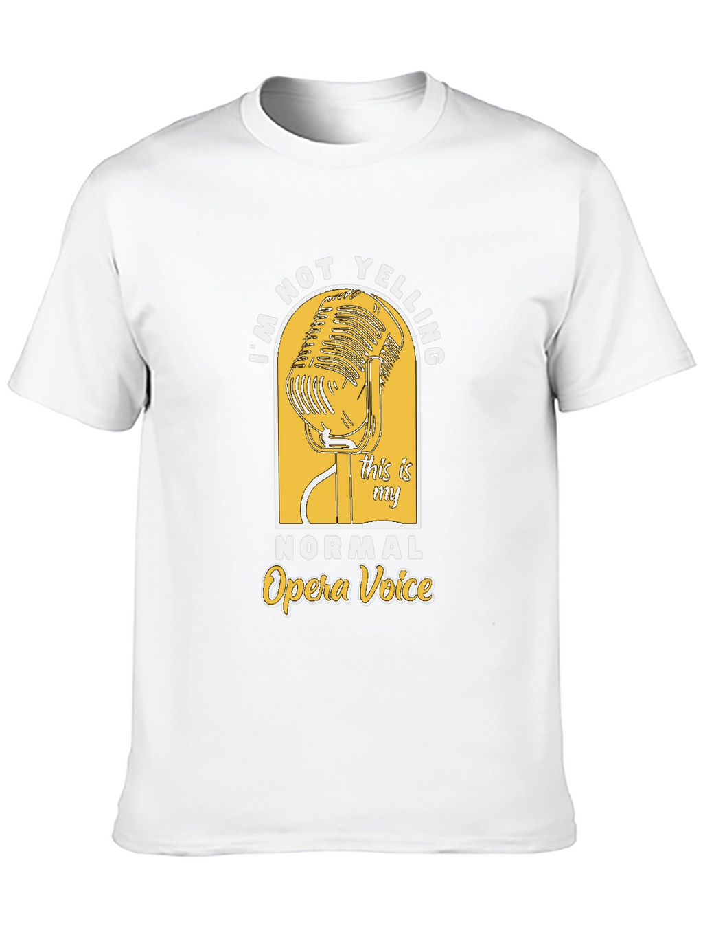 Opera Voice Graphic Tee - Black Cotton T-Shirt
