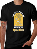 Opera Voice Graphic Tee - Black Cotton T-Shirt