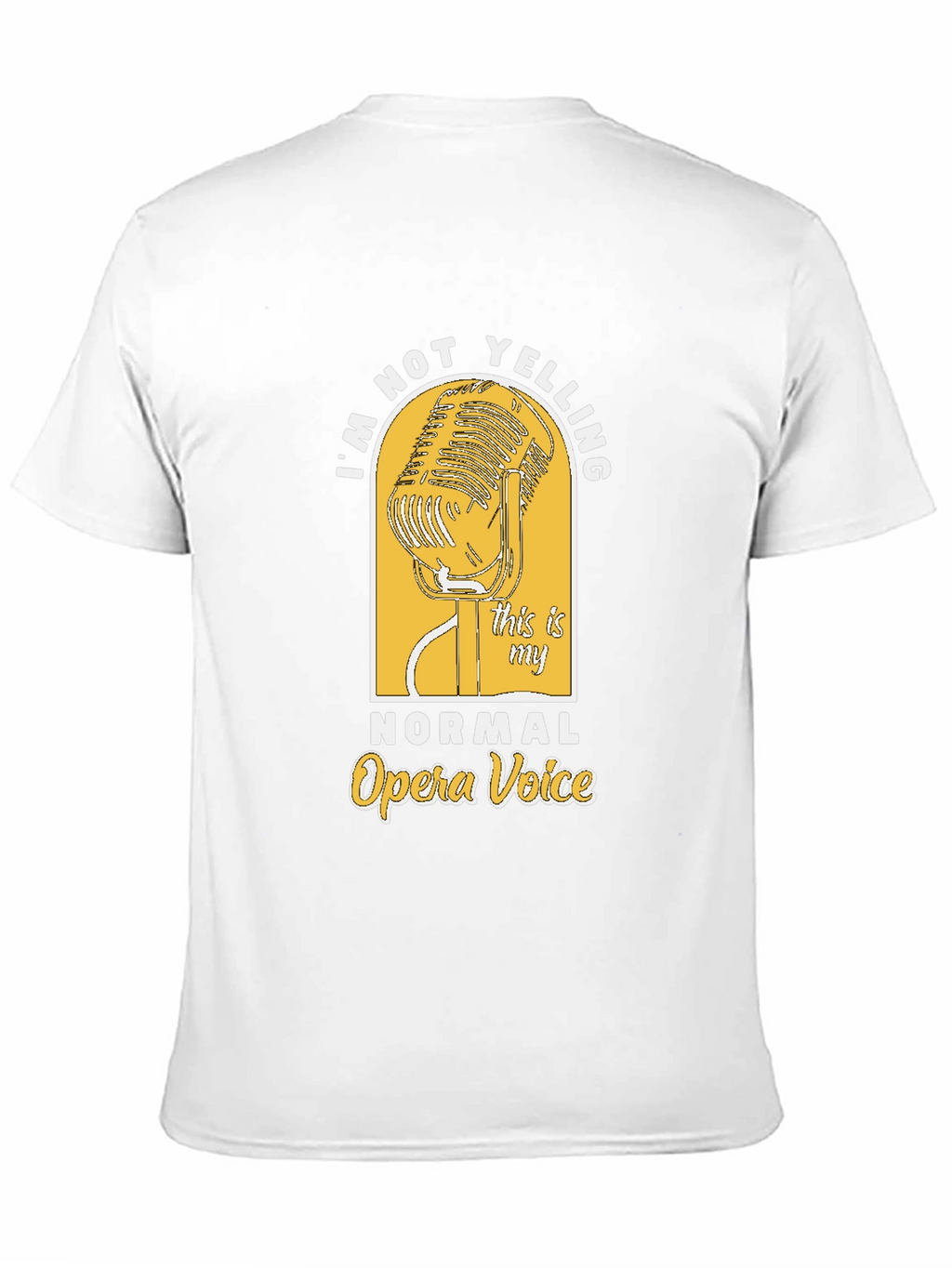 Opera Voice Graphic Tee - Black Cotton T-Shirt