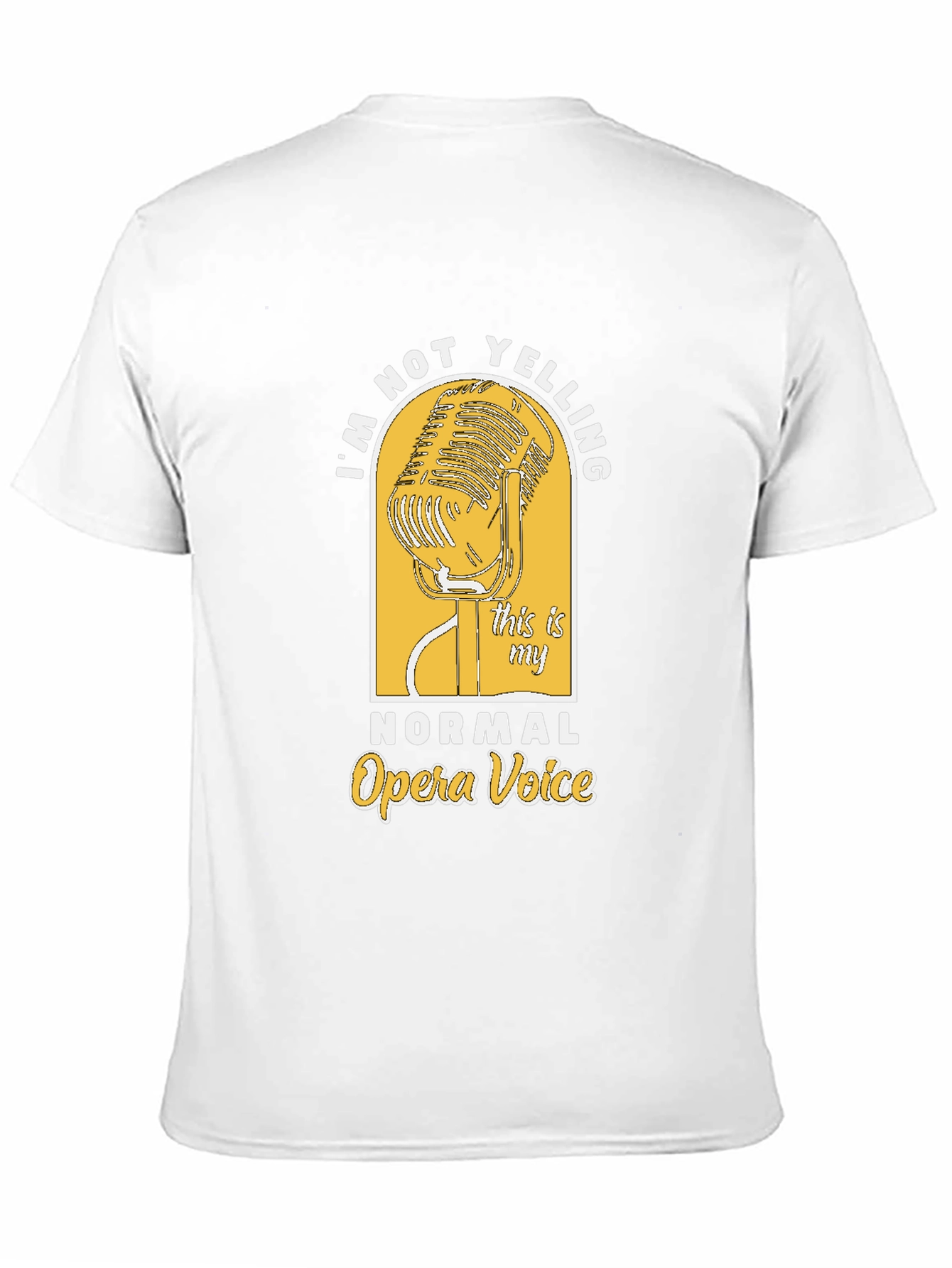 Opera Voice Graphic Tee - Black Cotton T-Shirt