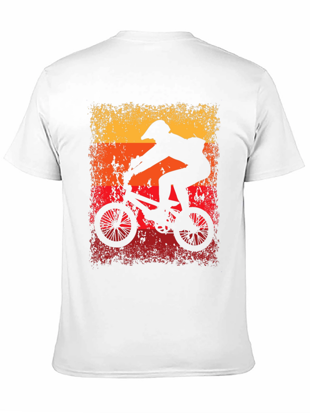 Retro Cycling T-Shirt - BMX Rider Graphic Tee