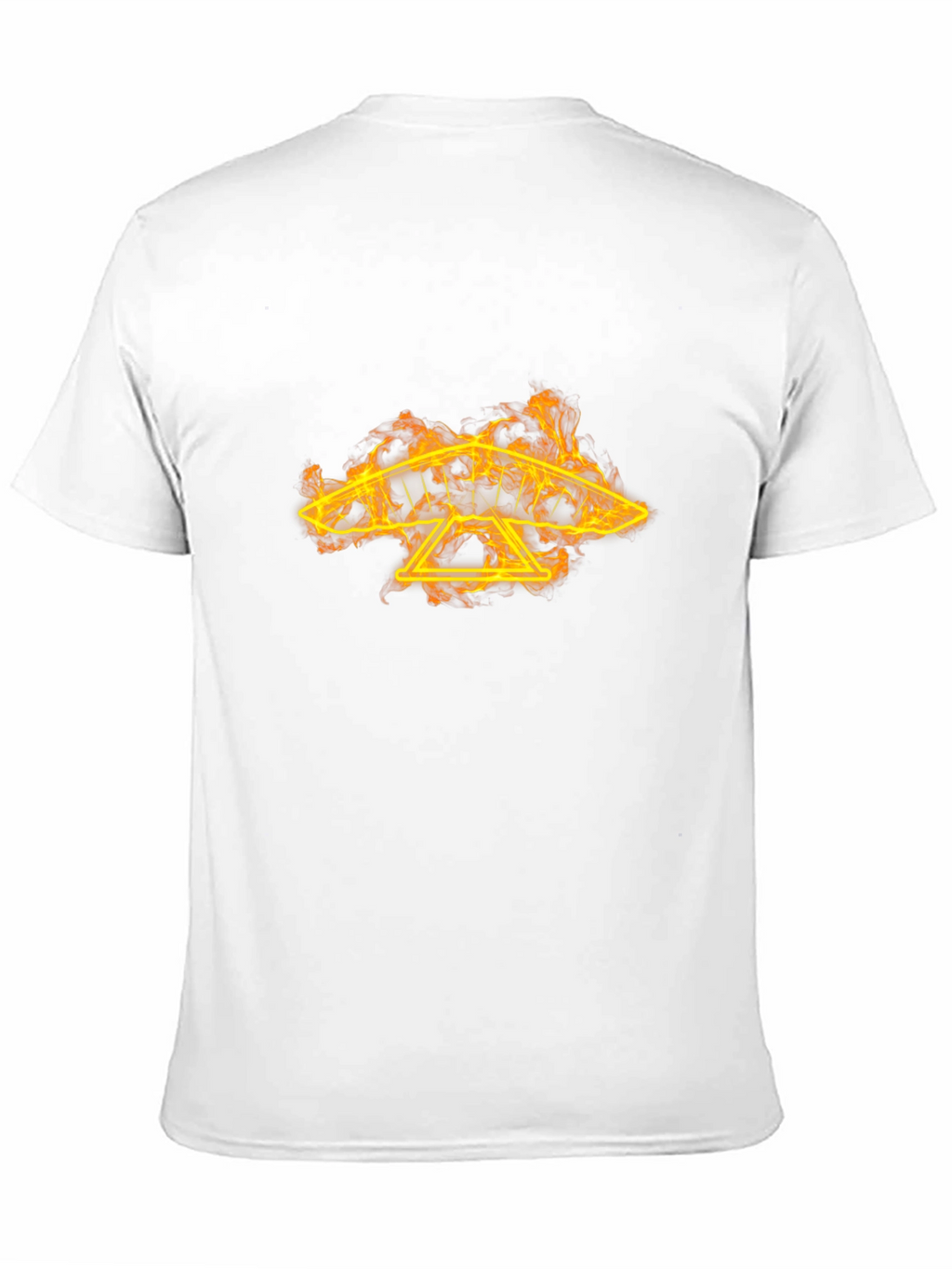 Fiery Hang Glider Graphic Tee - Black