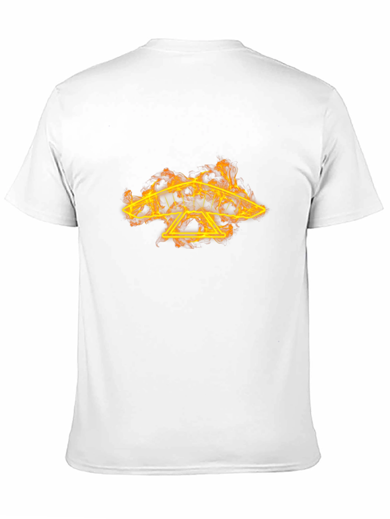 Fiery Hang Glider Graphic Tee - Black