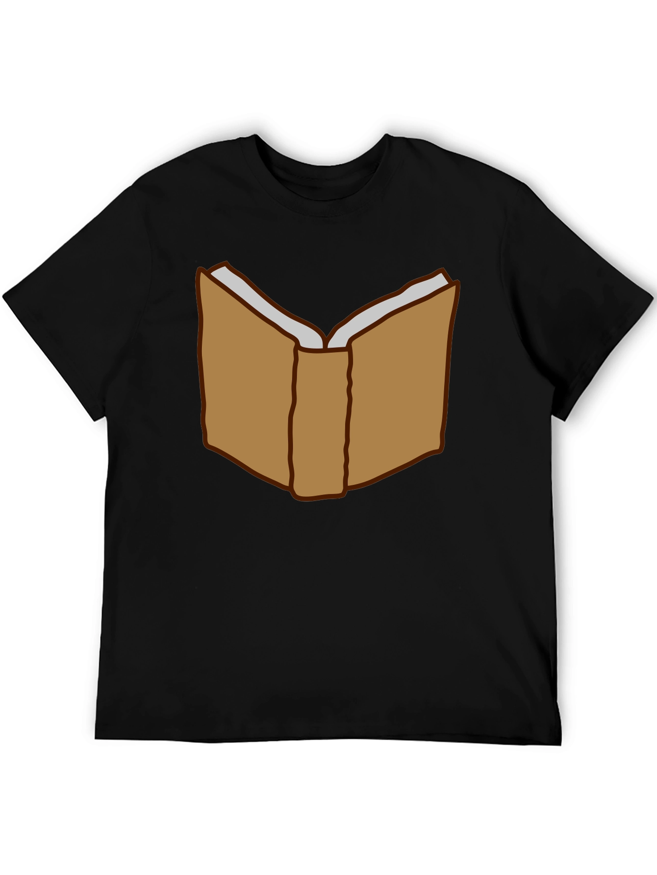 Book Lover T-Shirt - Open Book Graphic Tee