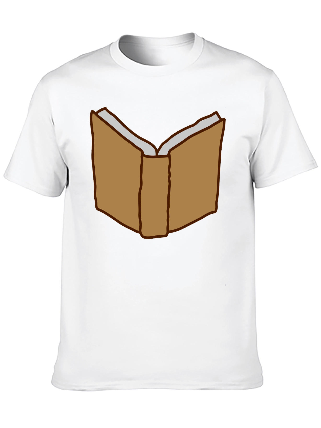 Book Lover T-Shirt - Open Book Graphic Tee
