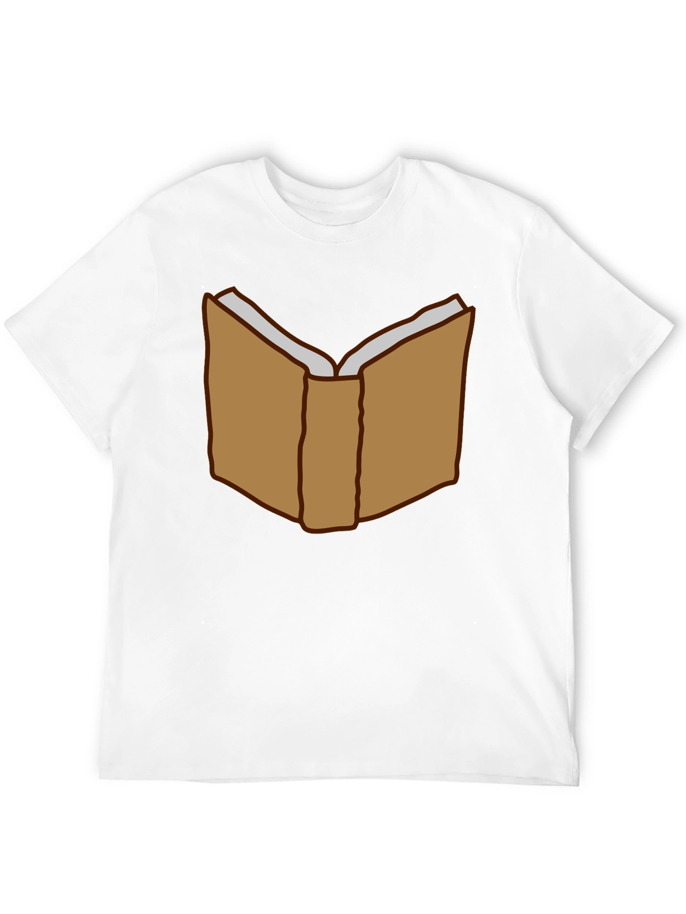 Book Lover T-Shirt - Open Book Graphic Tee