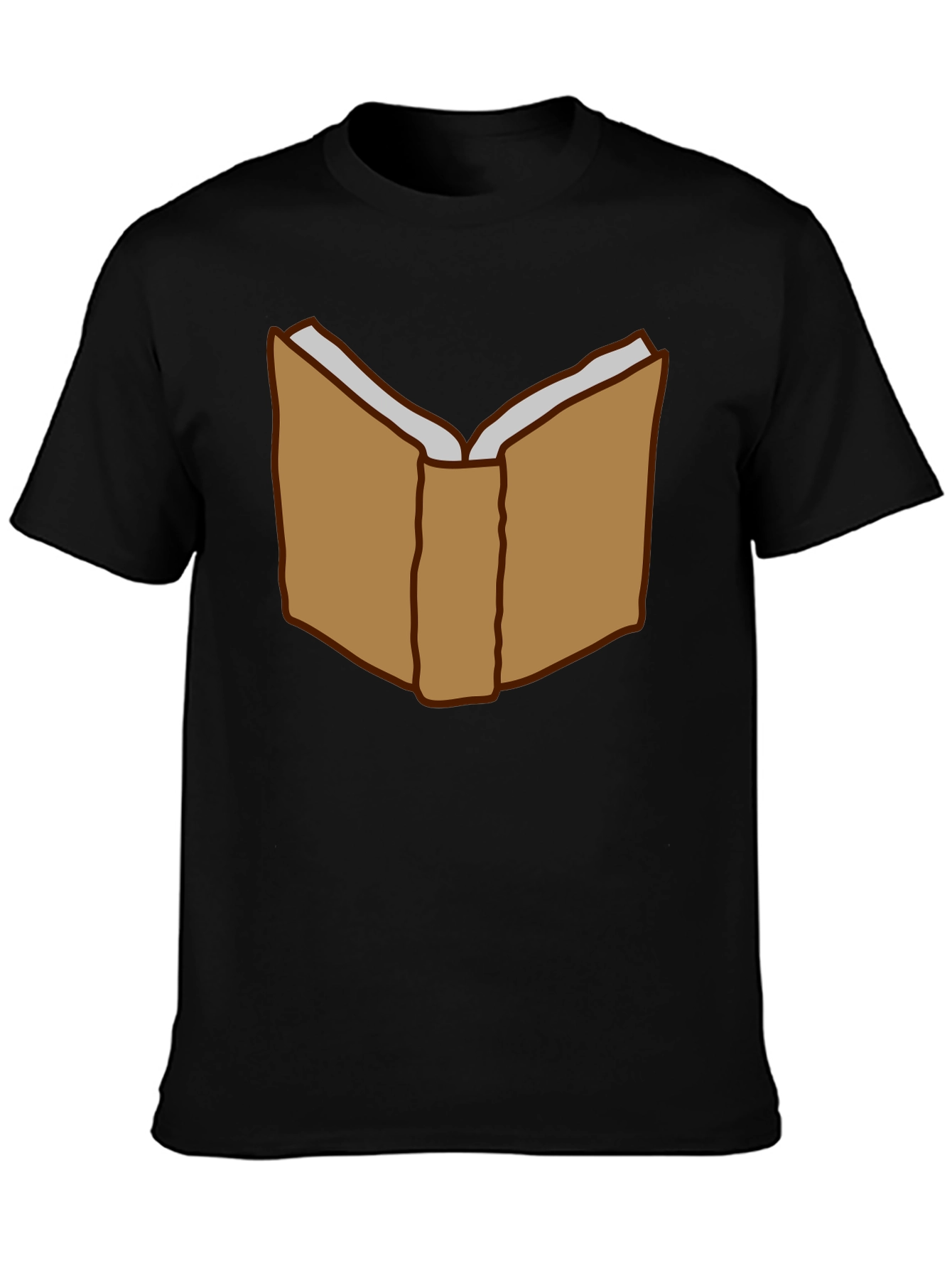 Book Lover T-Shirt - Open Book Graphic Tee