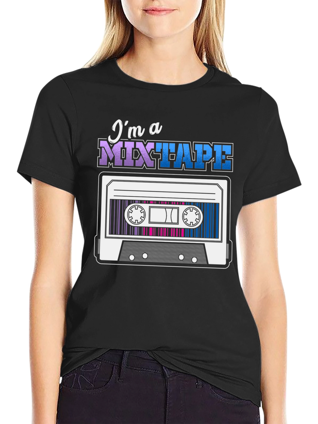 Im a Mixtape Retro Cassette Tape Graphic T-Shirt