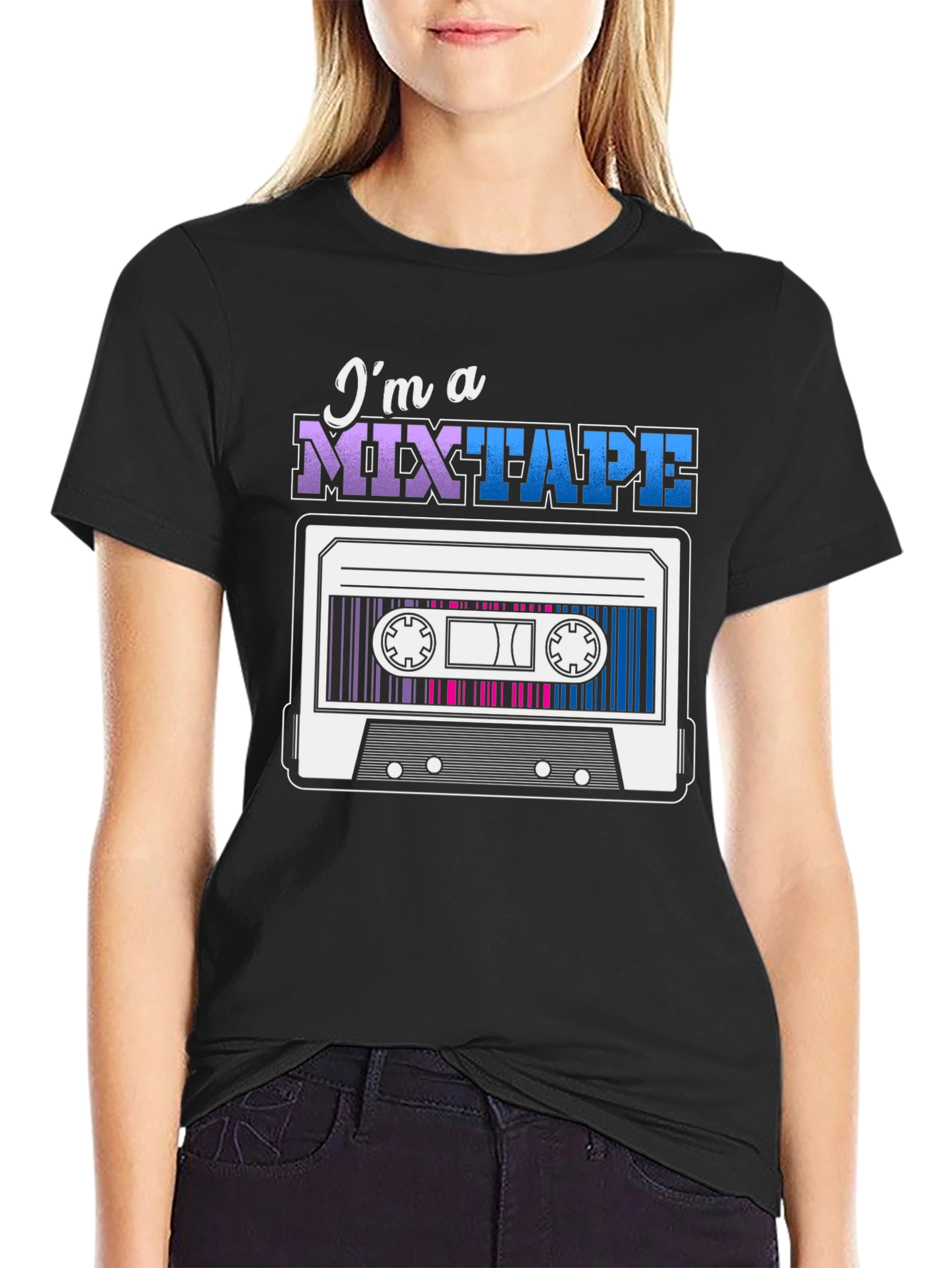 Im a Mixtape Retro Cassette Tape Graphic T-Shirt