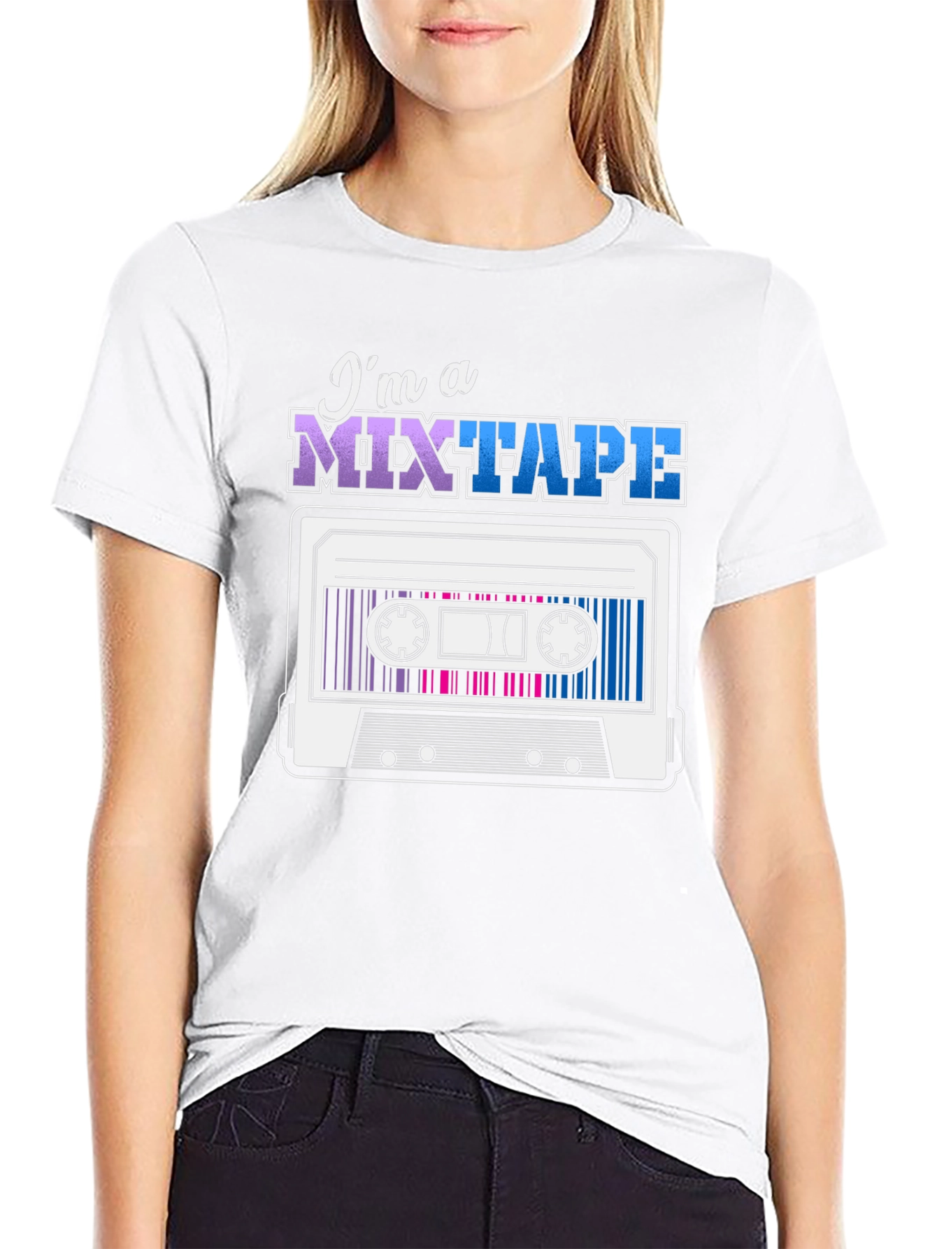 Im a Mixtape Retro Cassette Tape Graphic T-Shirt