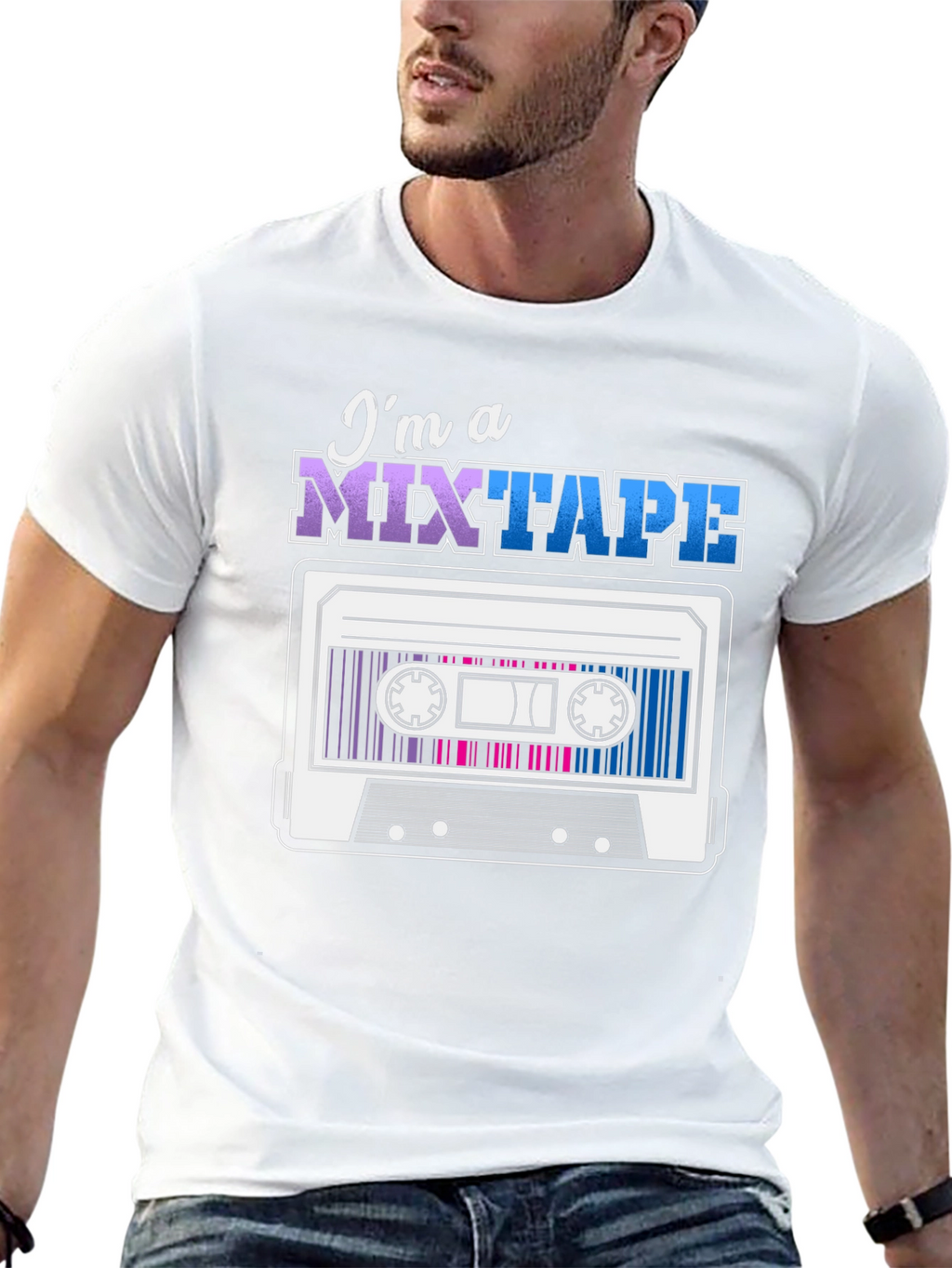Im a Mixtape Retro Cassette Tape Graphic T-Shirt