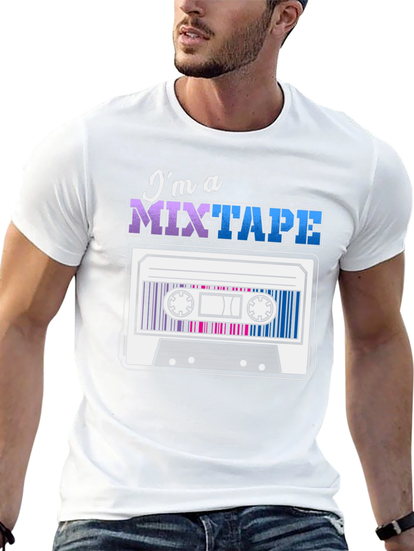 Im a Mixtape Retro Cassette Tape Graphic T-Shirt