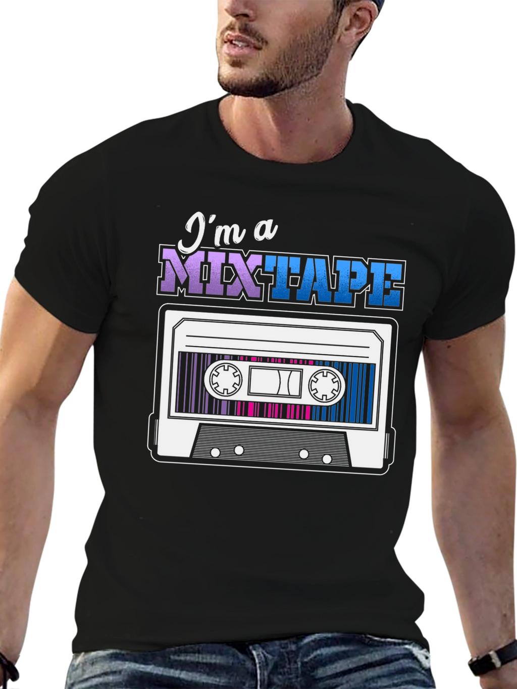 Im a Mixtape Retro Cassette Tape Graphic T-Shirt