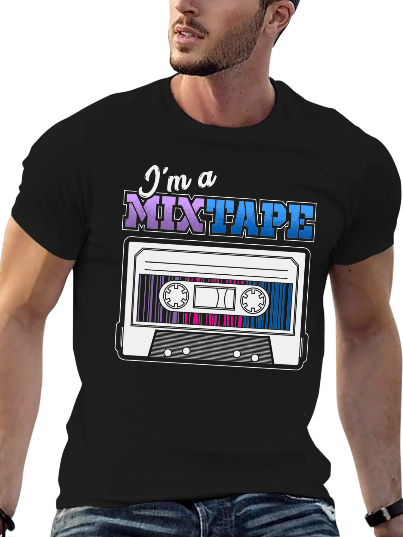 Im a Mixtape Retro Cassette Tape Graphic T-Shirt