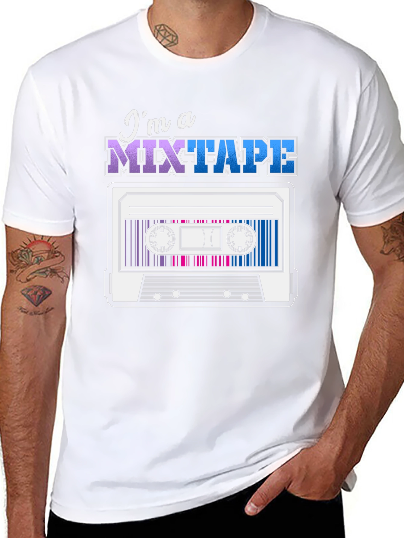 Im a Mixtape Retro Cassette Tape Graphic T-Shirt