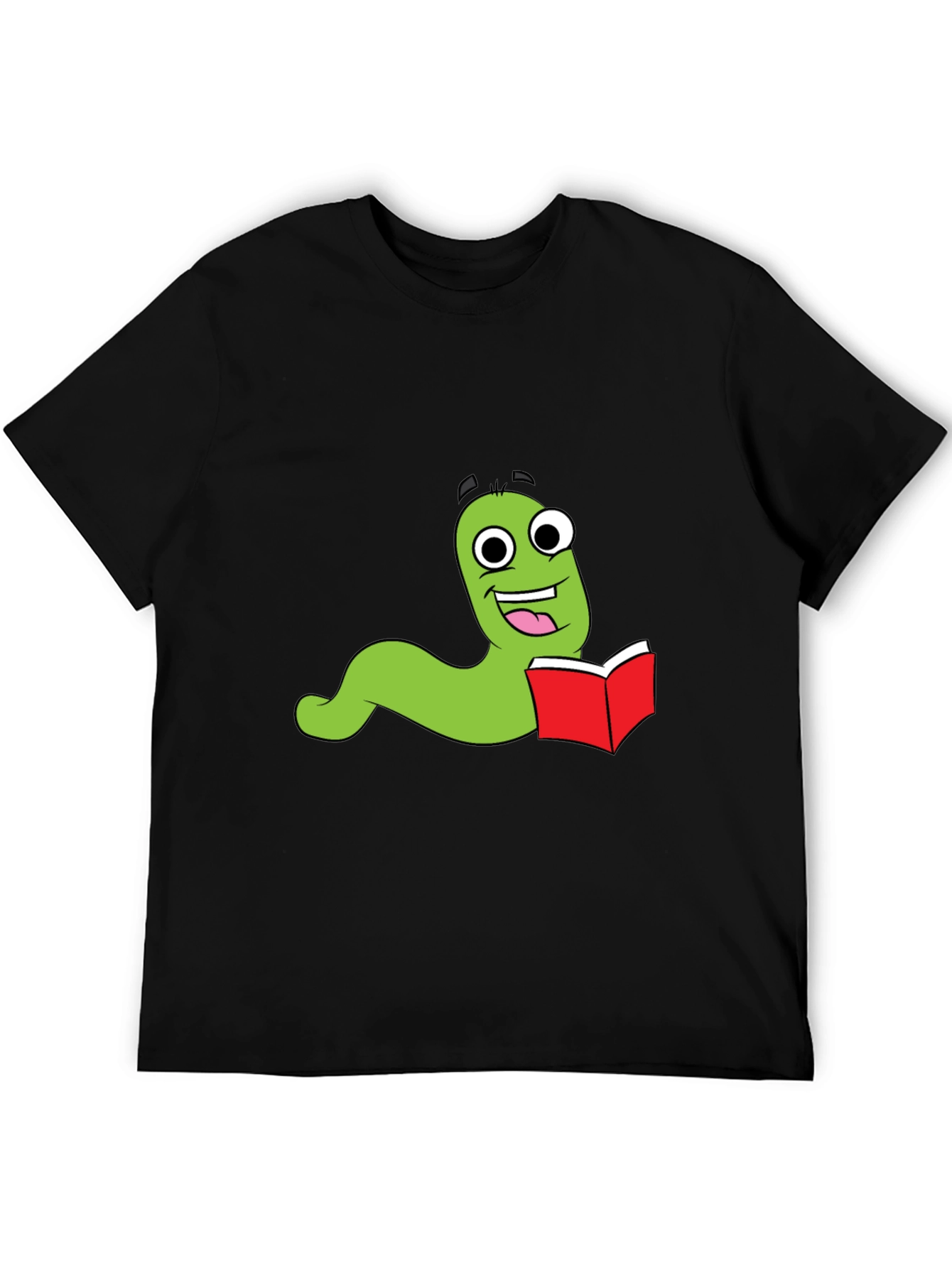 Bookworm Worm Graphic T-Shirt