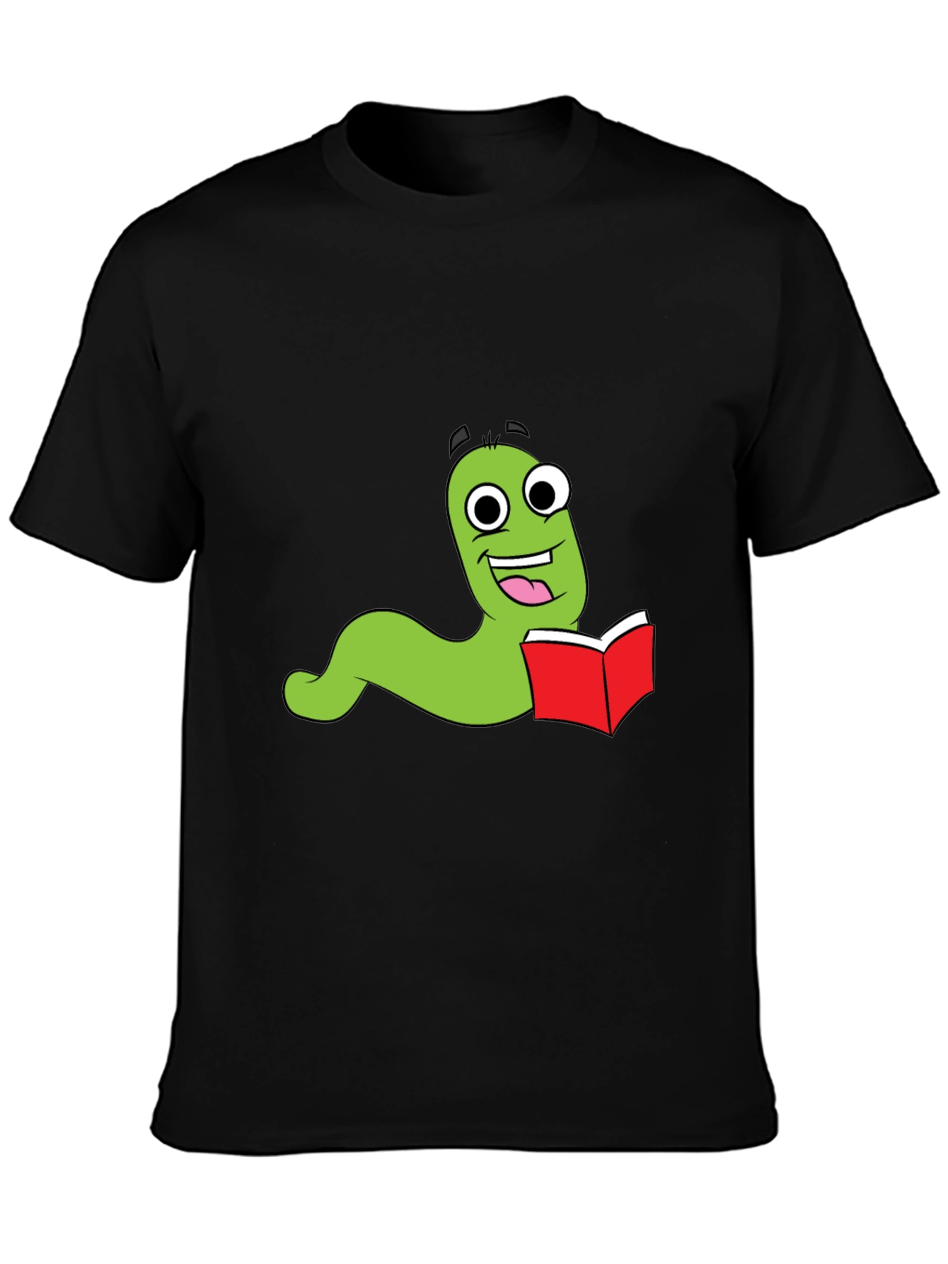 Bookworm Worm Graphic T-Shirt
