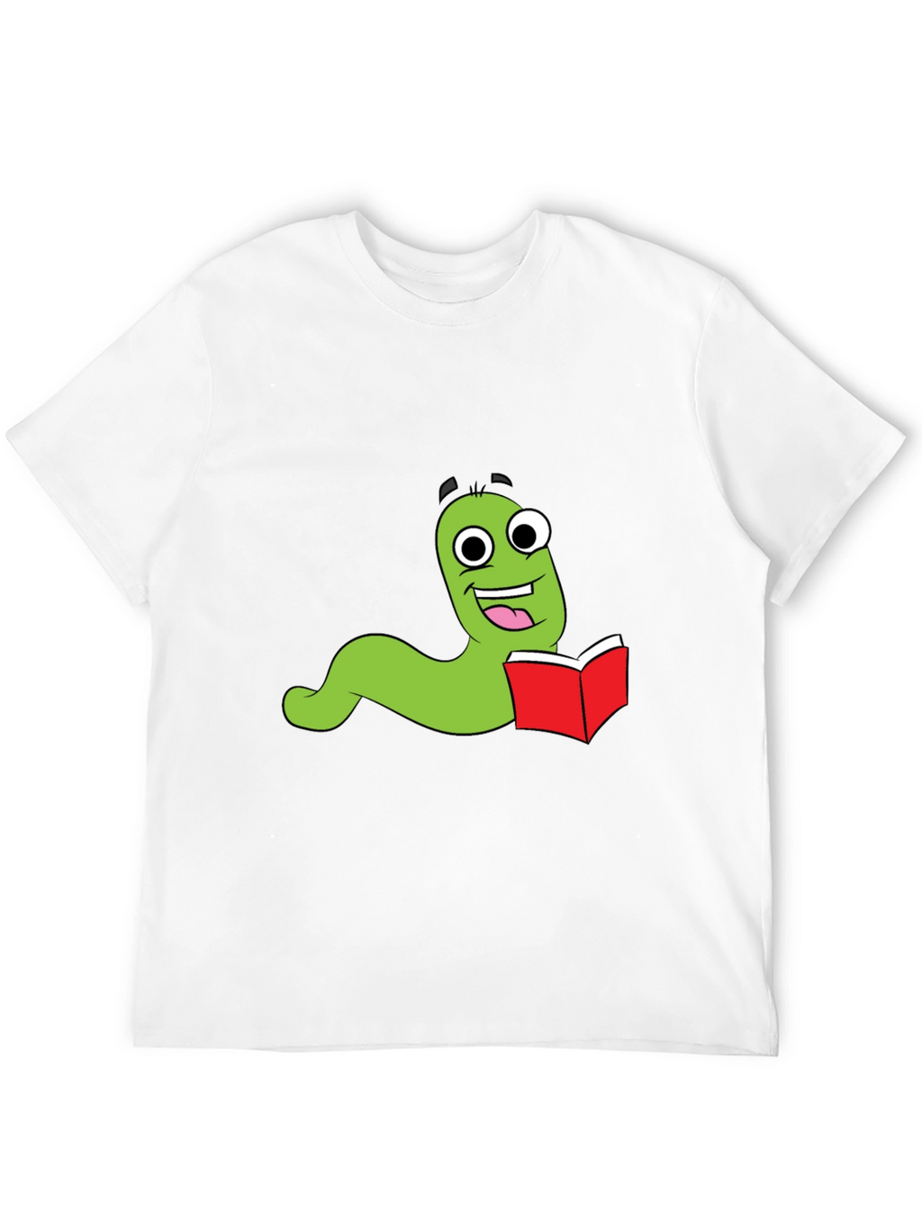 Bookworm Worm Graphic T-Shirt