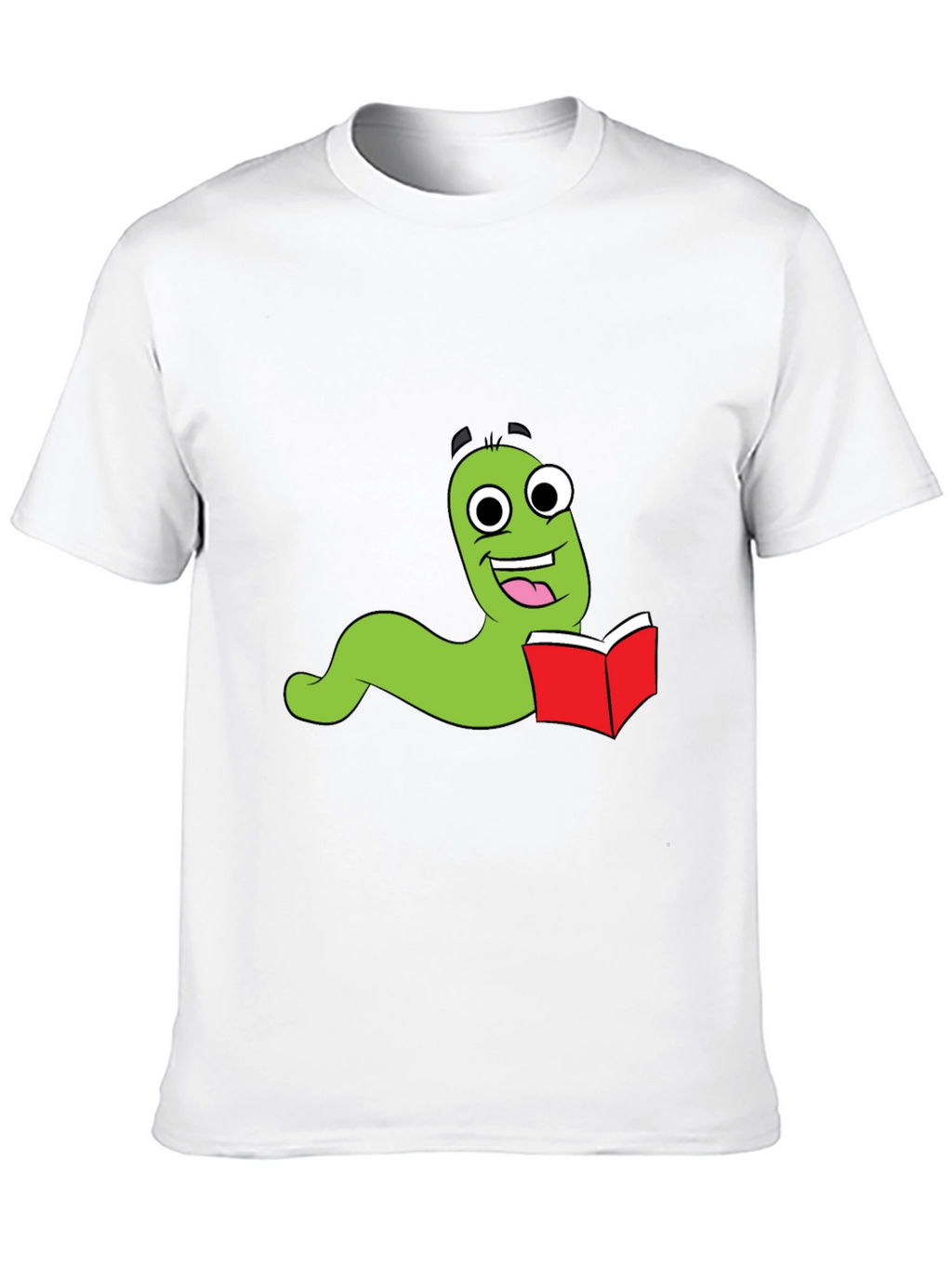 Bookworm Worm Graphic T-Shirt