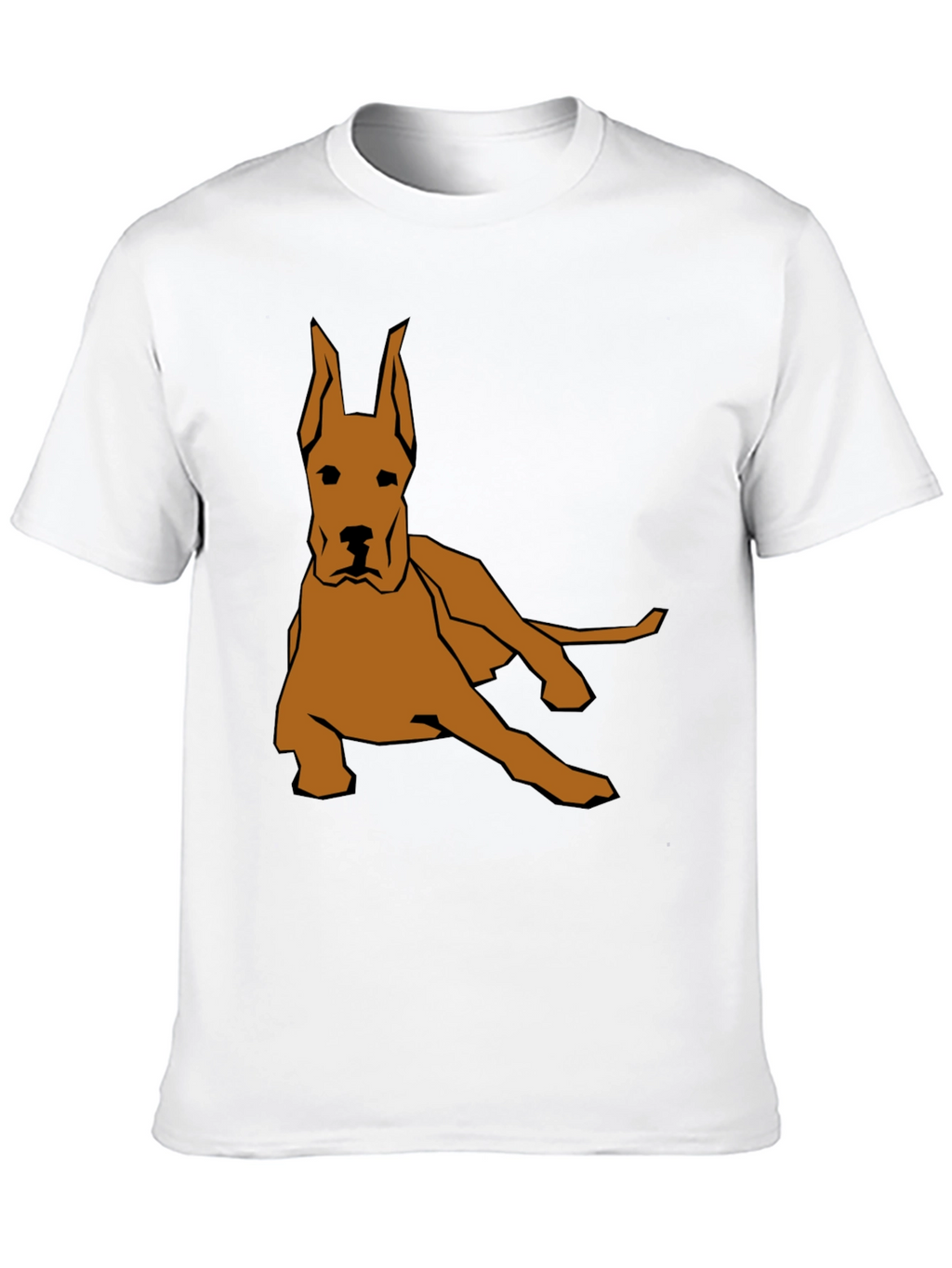 Dog Graphic Tee - Mens Black T-Shirt
